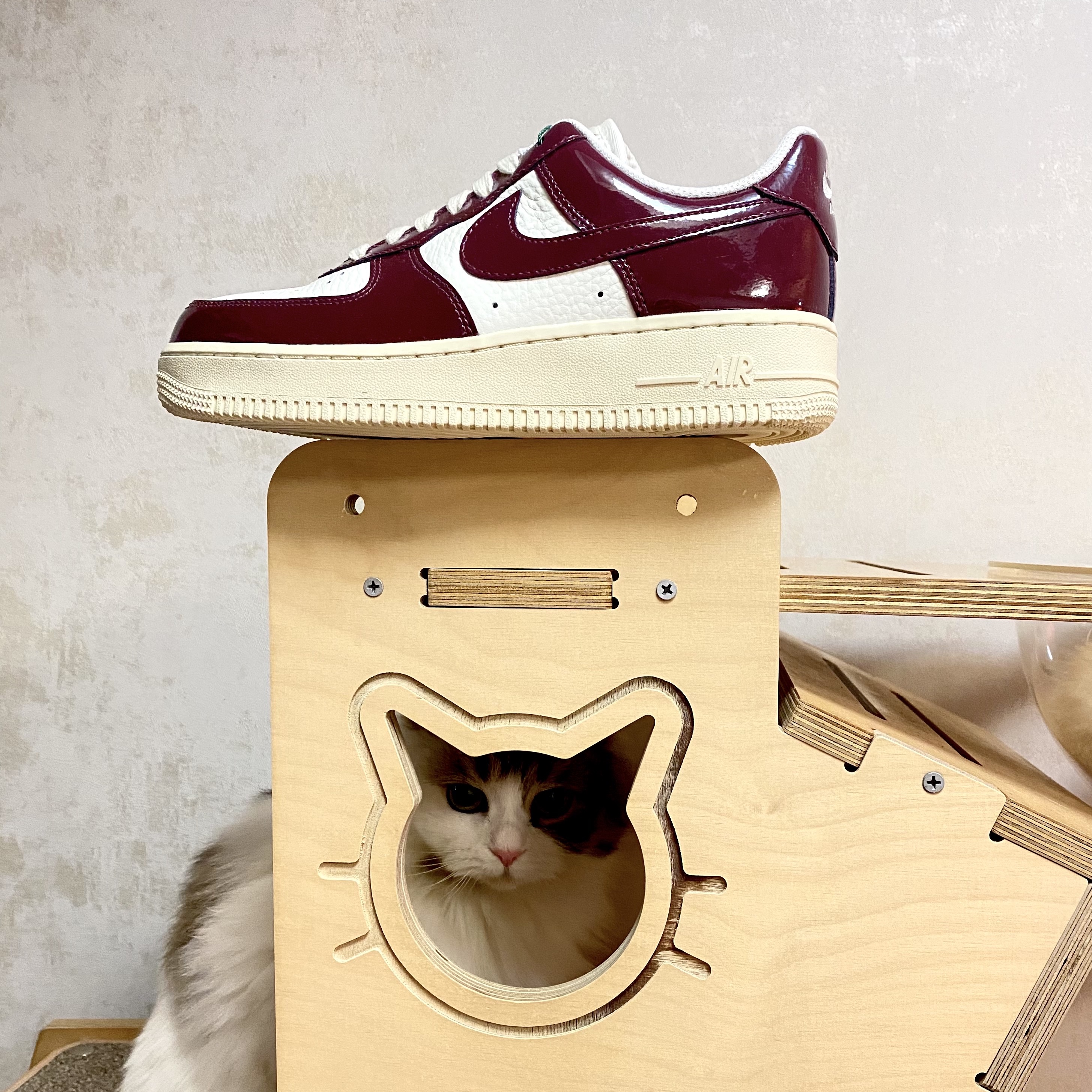 (W) Nike Air Force 1 Low Dark Beetroot 착용 스타일