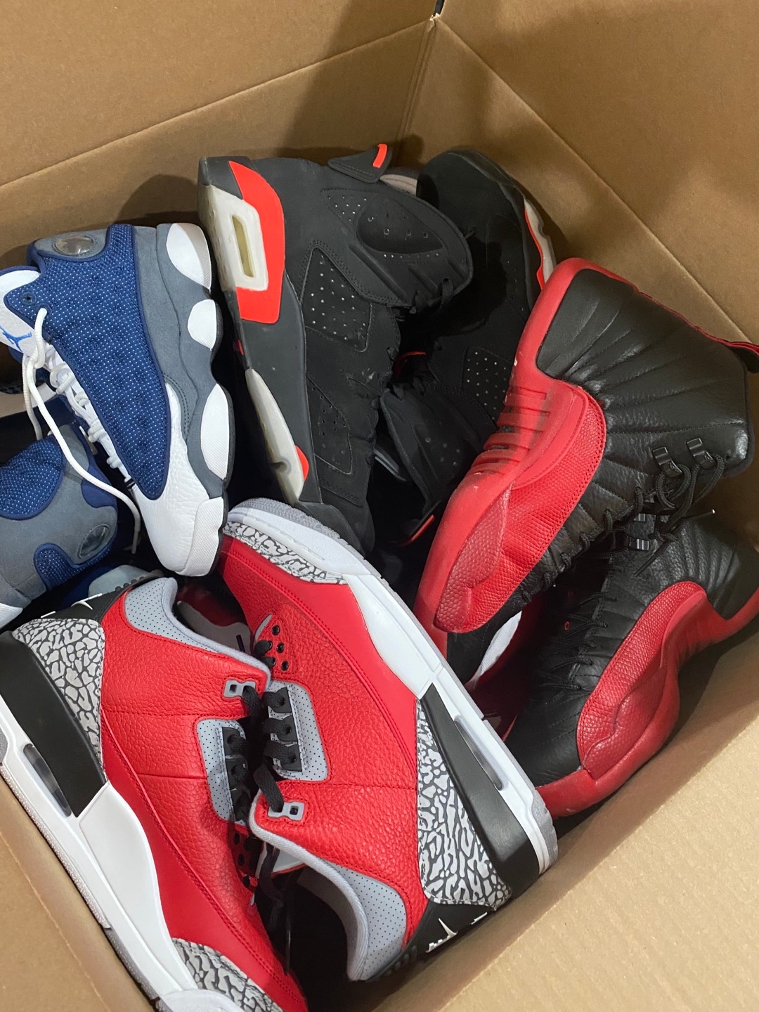 Jordan 6 Retro Infrared 2019, Jordan 13 Retro Flint 2020 착용 스타일
