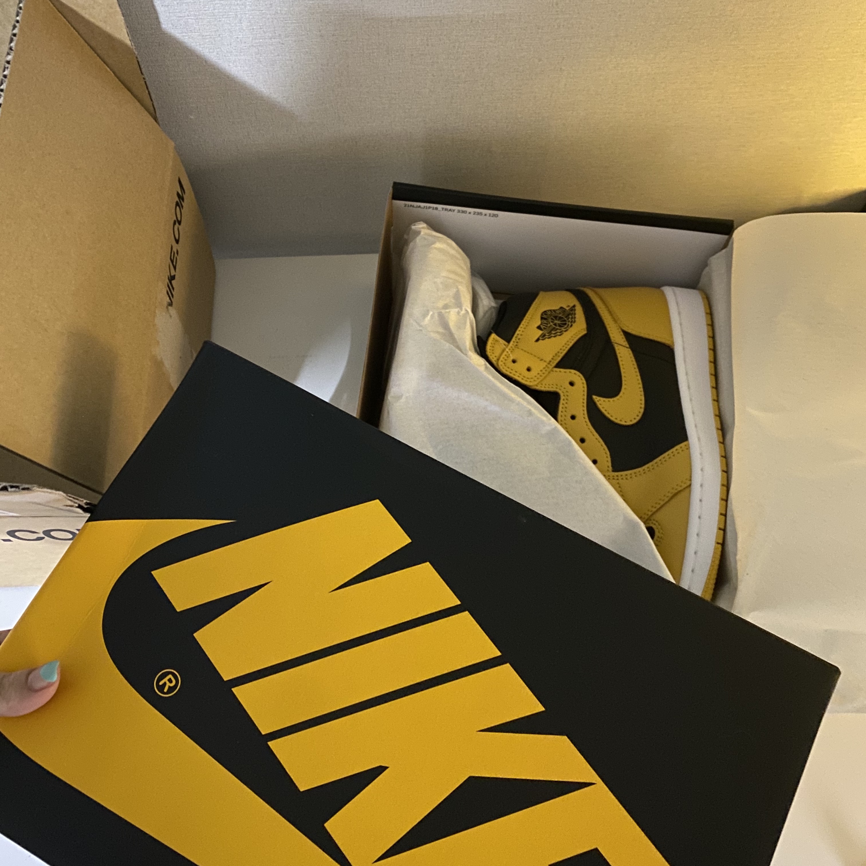 Jordan 1 Retro High OG Pollen 착용 스타일