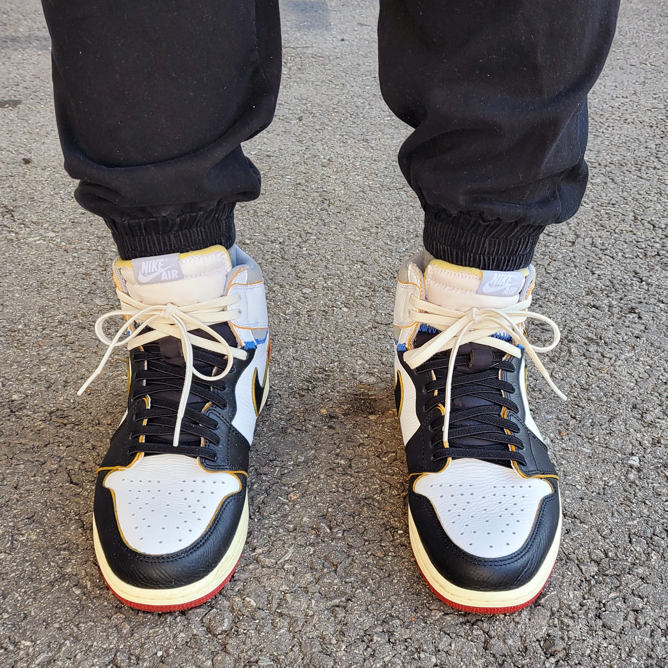 Jordan 1 x Union Retro High Black Toe 착용 스타일 - 2