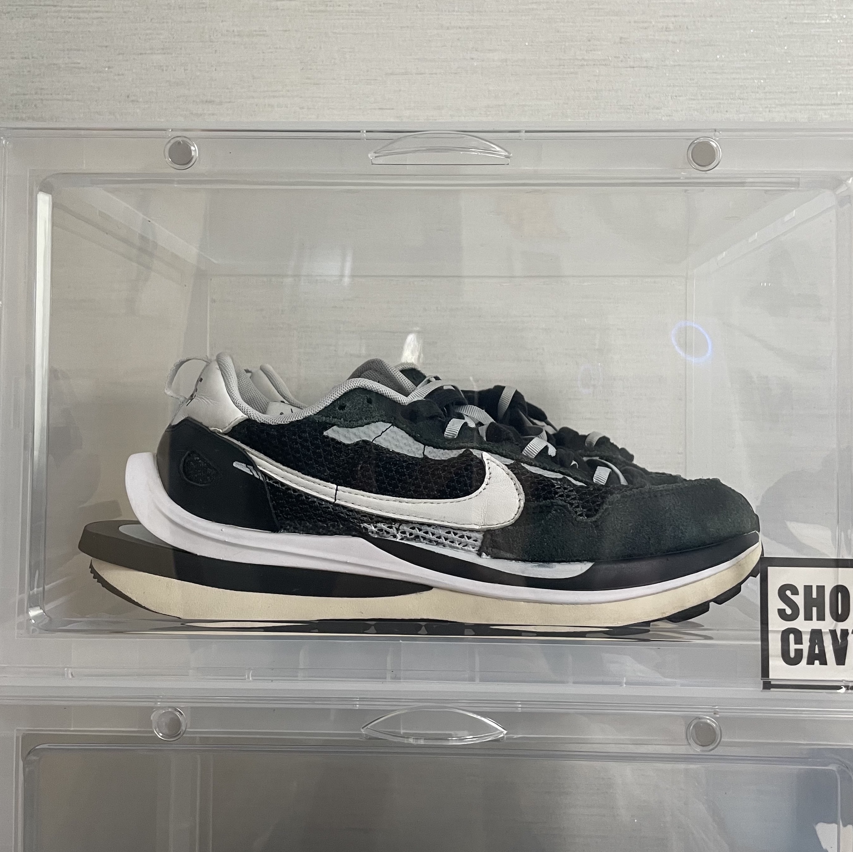 Nike x Sacai VaporWaffle Black White 착용 스타일