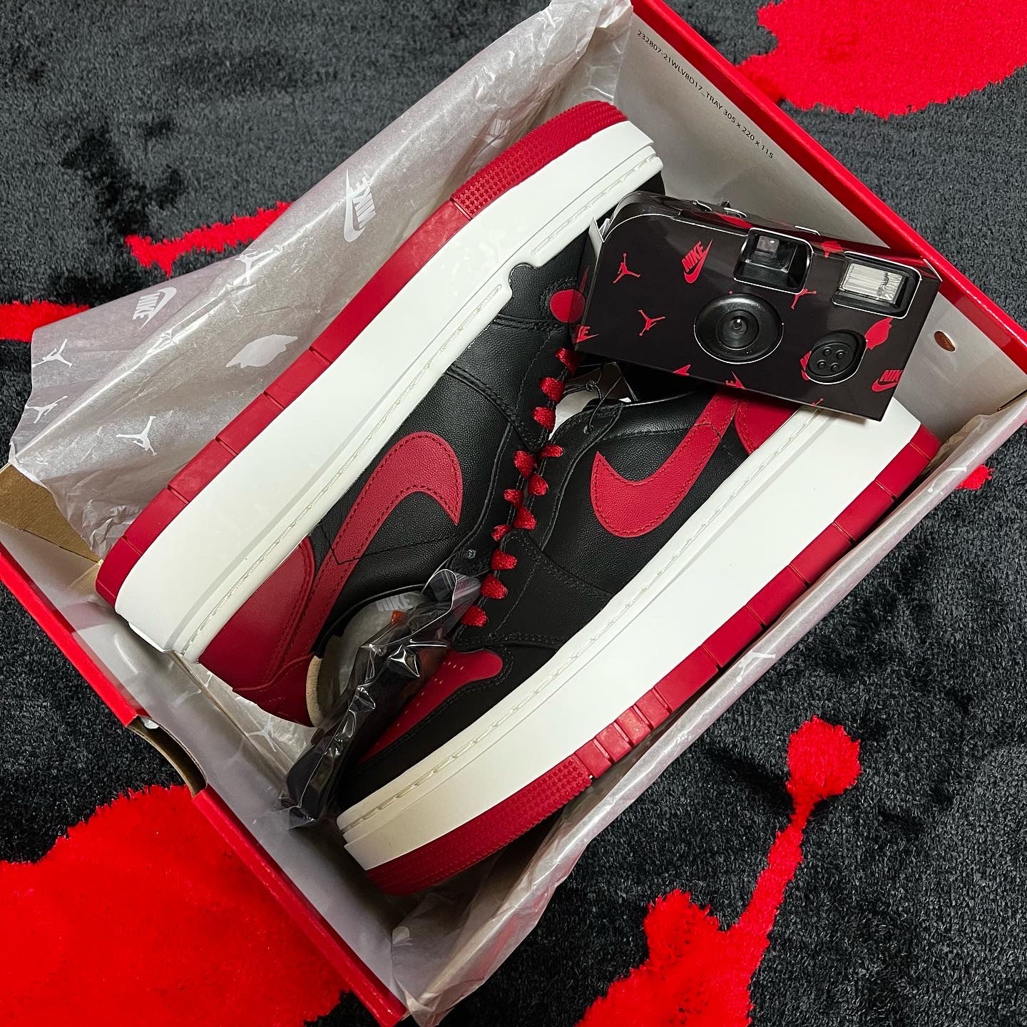 (W) Jordan 1 Elevate Low SE Bred 착용 스타일 - 1