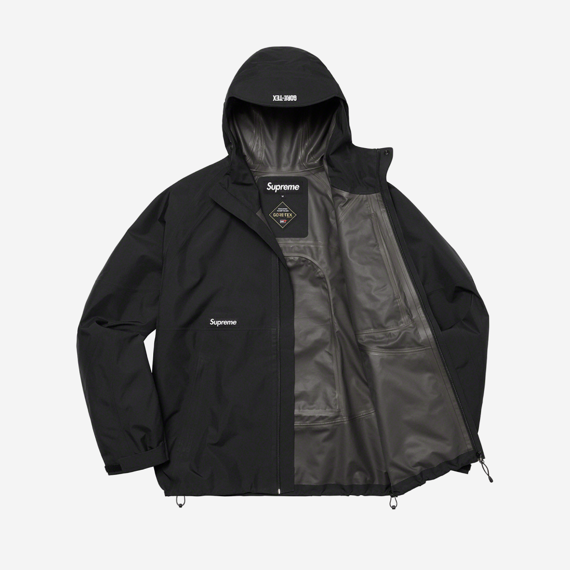 Supreme Gore-Tex Paclite Jacket Black - 22SS 상세 이미지 2