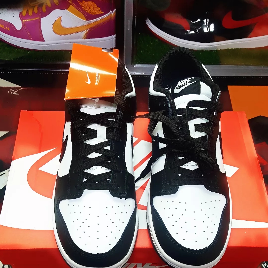 Nike Dunk Low Retro Black 착용 스타일 - 1