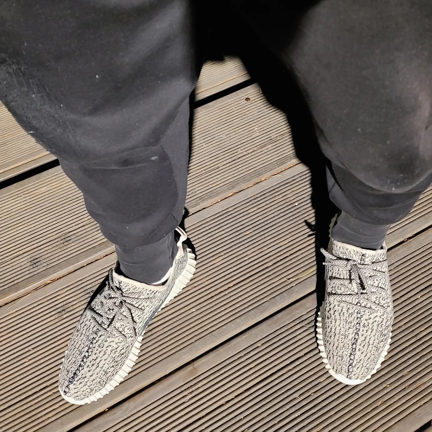 Adidas Yeezy Boost 350 Turtledove 2015 착용 스타일 - 2