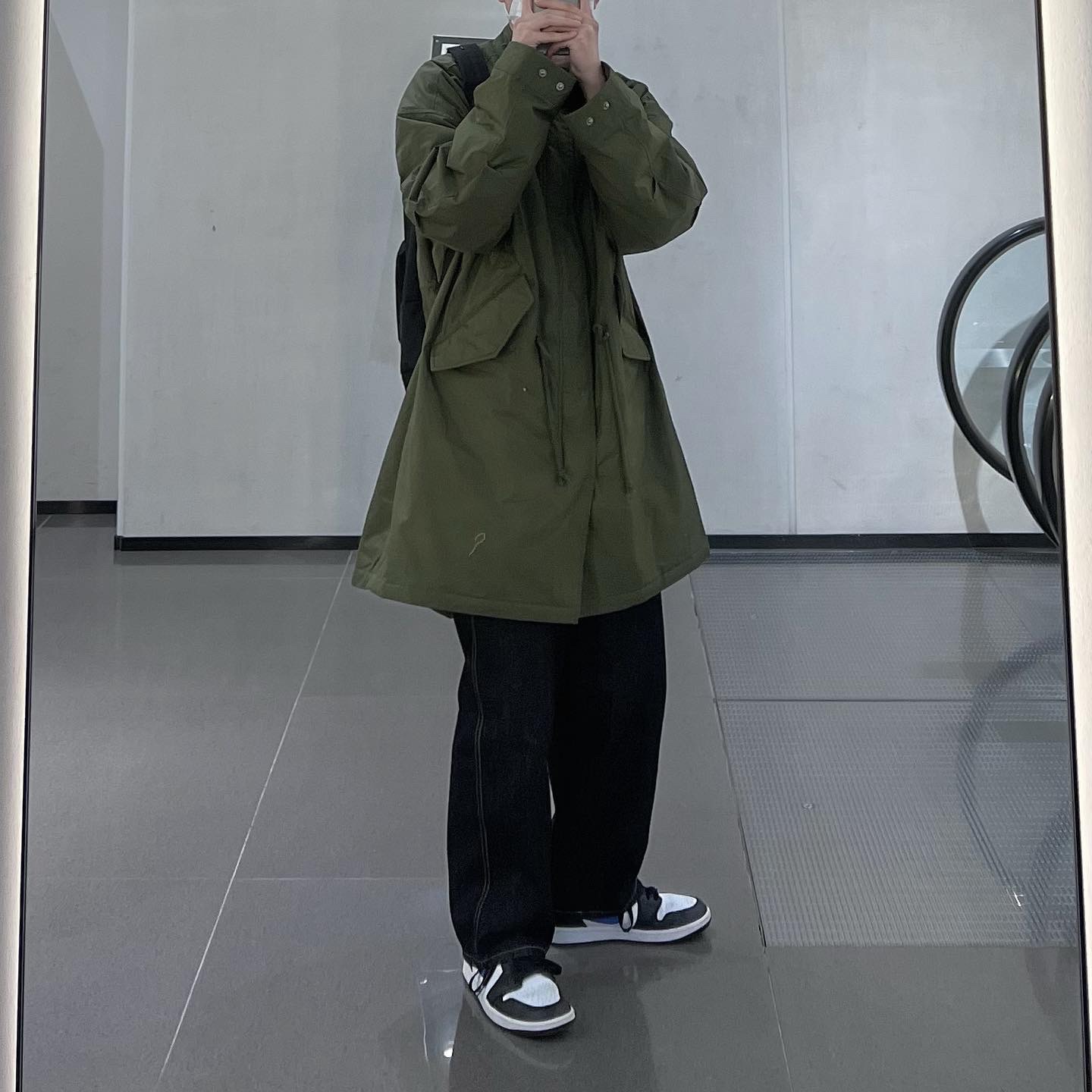 Jordan 1 Mid Racer Blue 착용 스타일