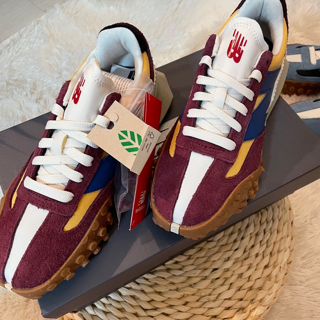 New Balance XC-72 Burgundy 착용 스타일 - 3
