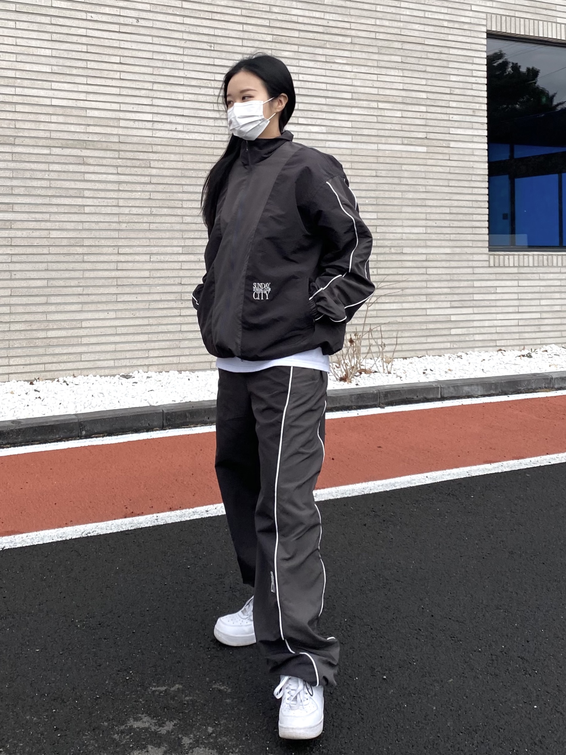 Nike Air Force 1 '07 Low White 착용 스타일