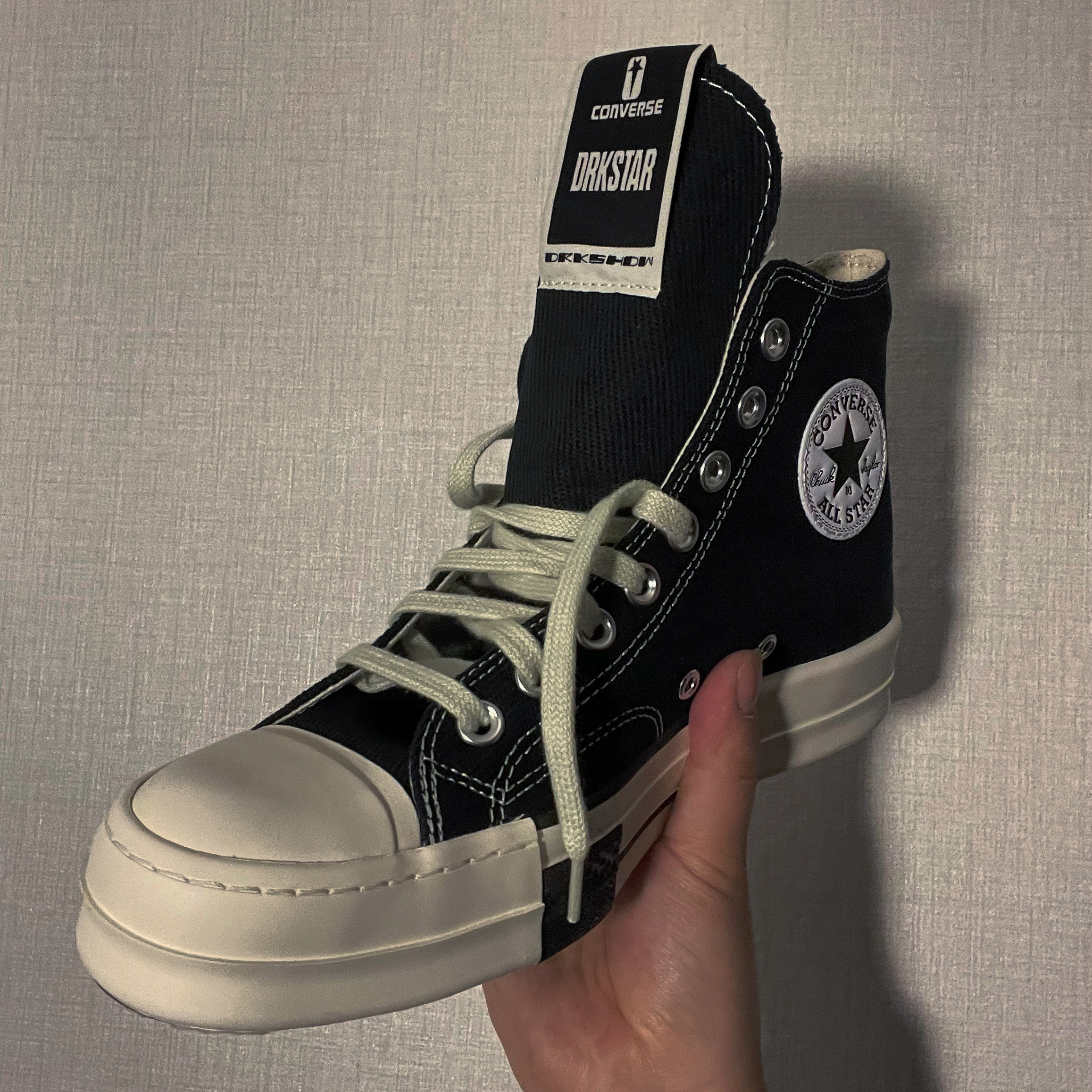 Converse x Drkshdw Drkstr Chuck 70 High Black 착용 스타일