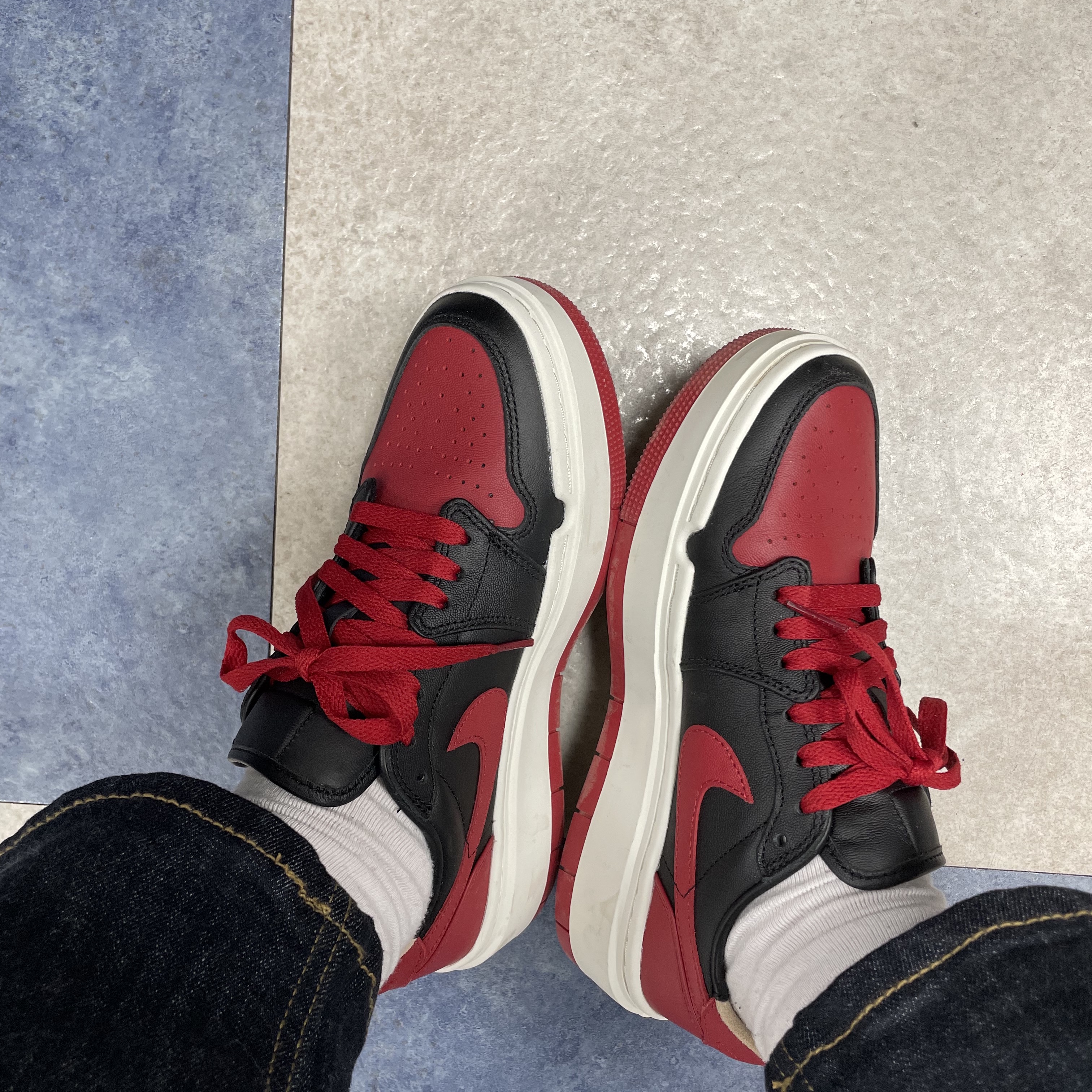 (W) Jordan 1 Elevate Low SE Bred 착용 스타일