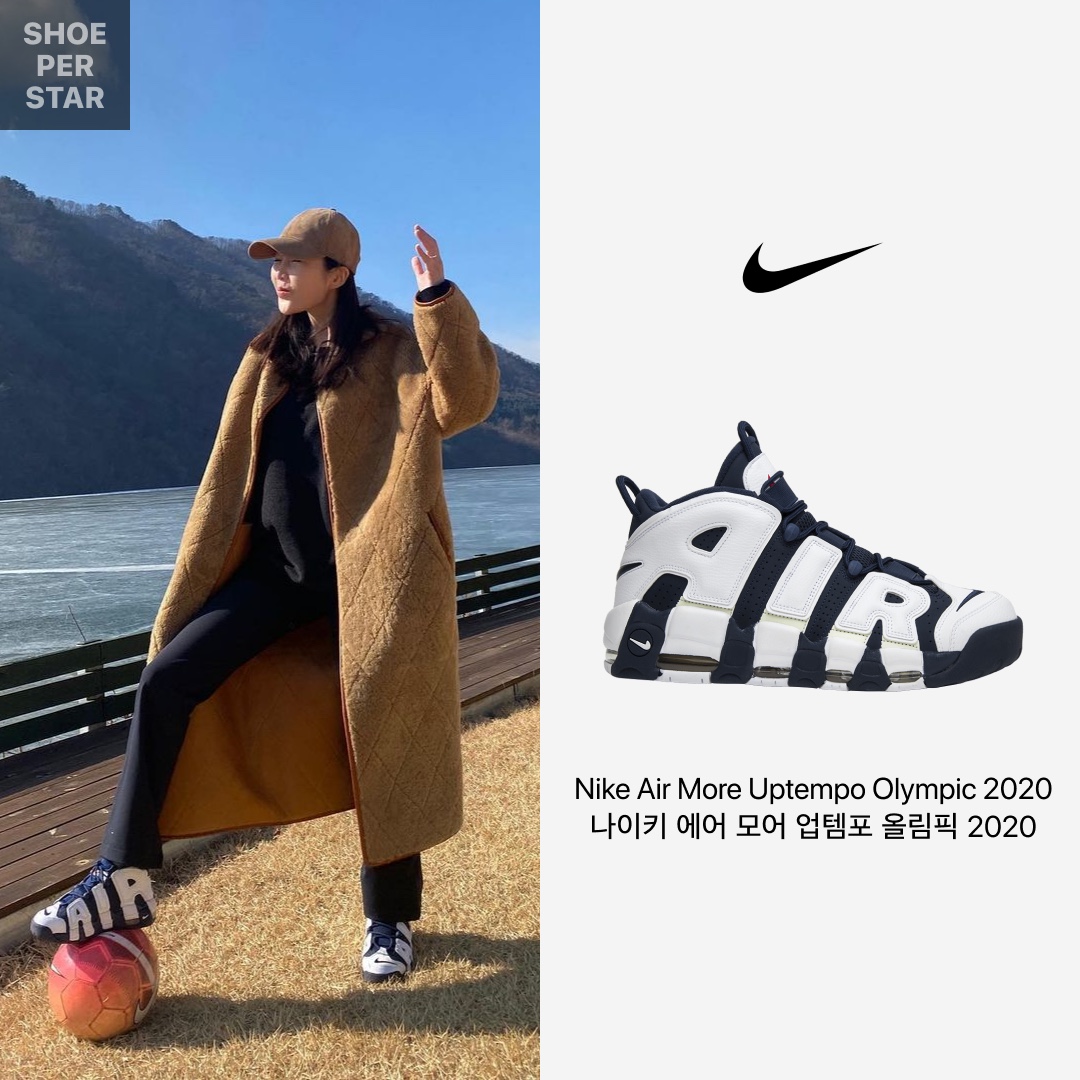 Nike Air More Uptempo Olympic 2020, Nike Air More Uptempo Olympic 2016 착용 스타일 - 1