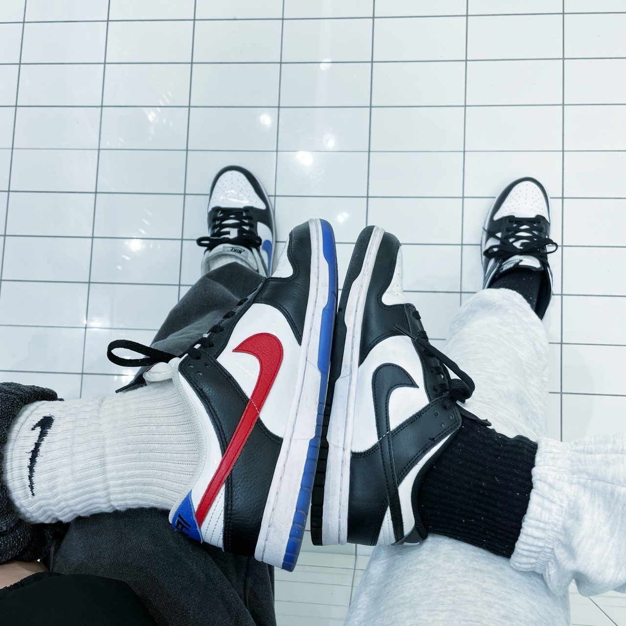 Nike Dunk Low SE Seoul, (W) Nike Dunk Low Black 착용 스타일