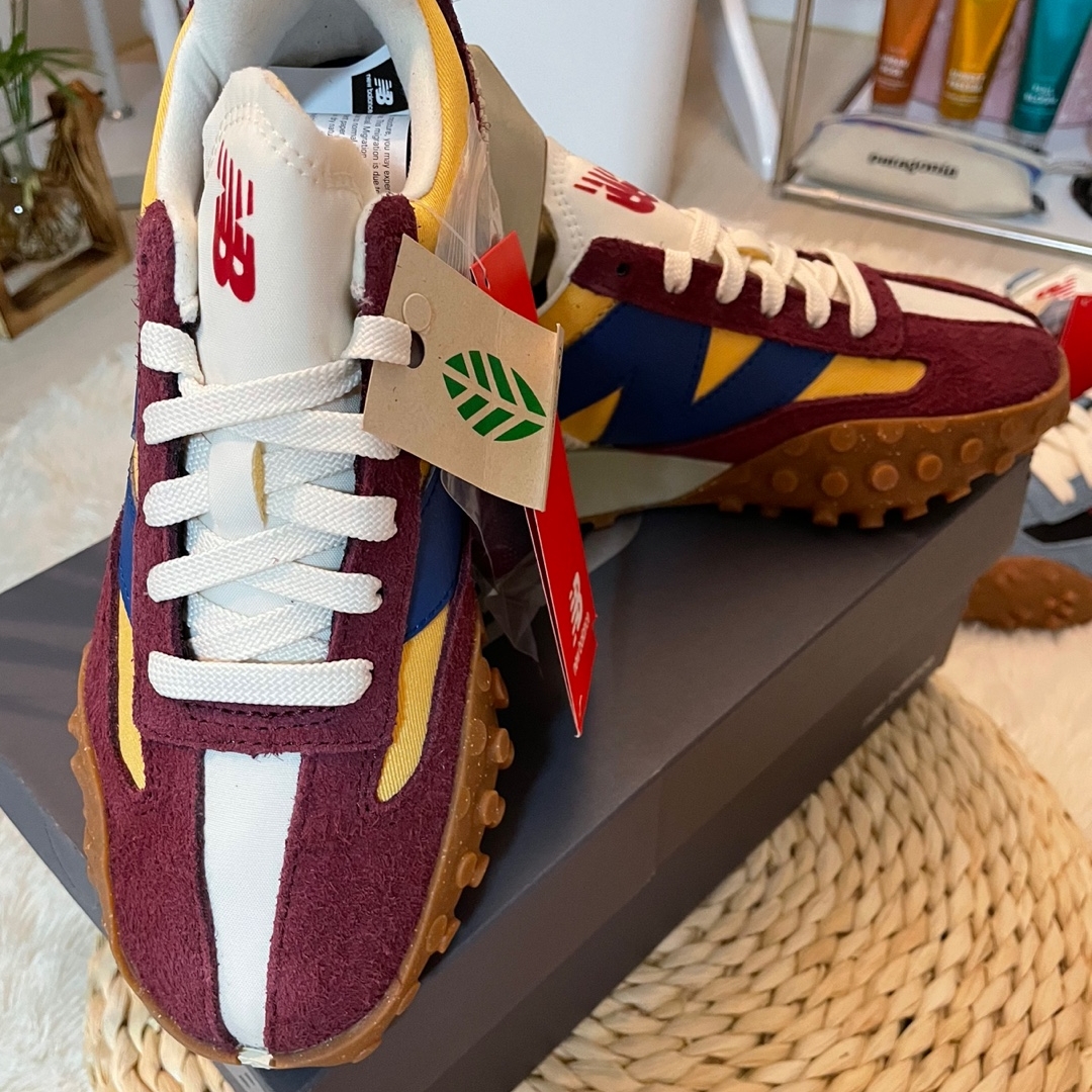 New Balance XC-72 Burgundy 착용 스타일 - 1