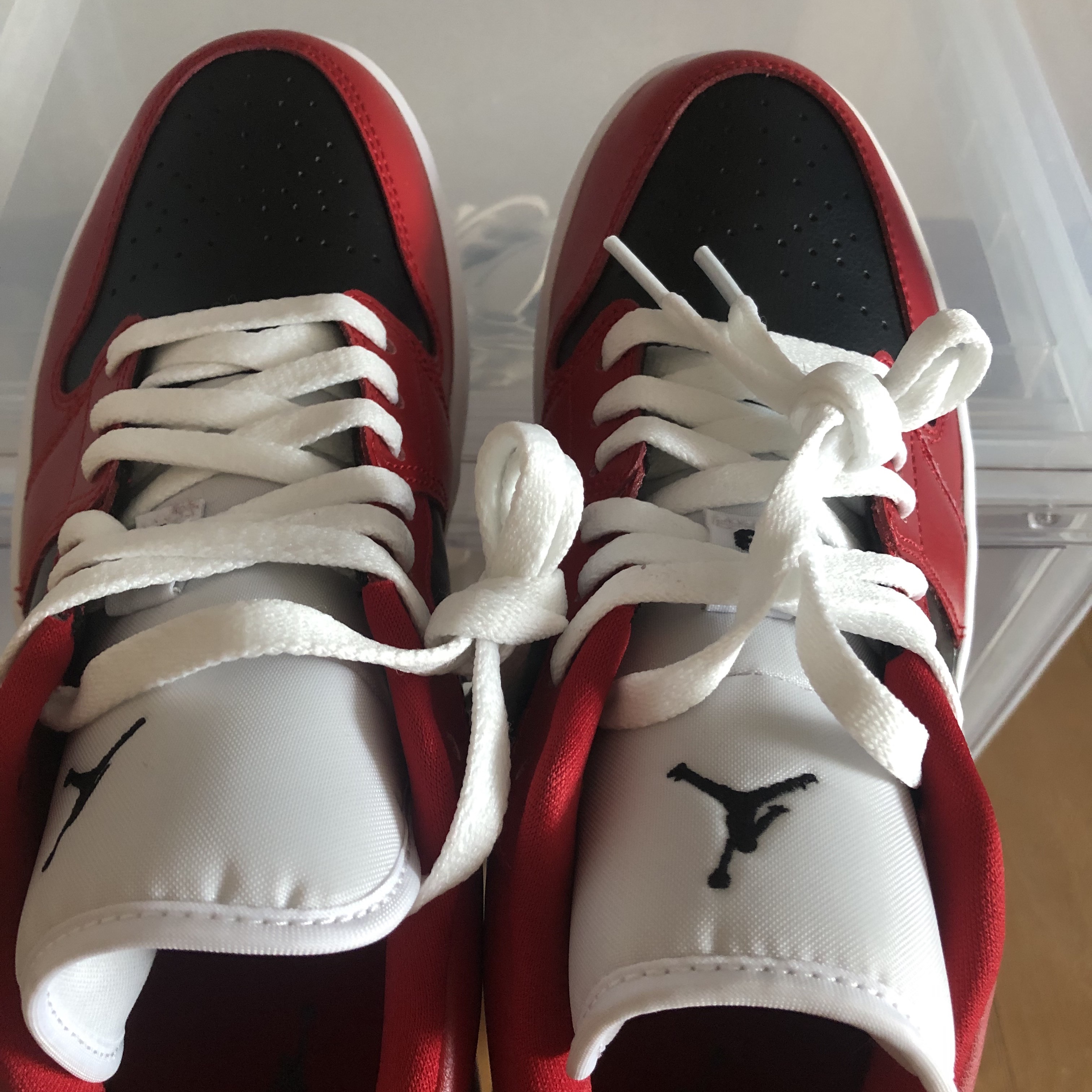 (W) Jordan 1 Low Chicago Flip 착용 스타일 - 3