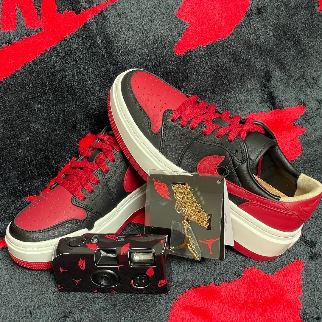 (W) Jordan 1 Elevate Low SE Bred 착용 스타일 - 1