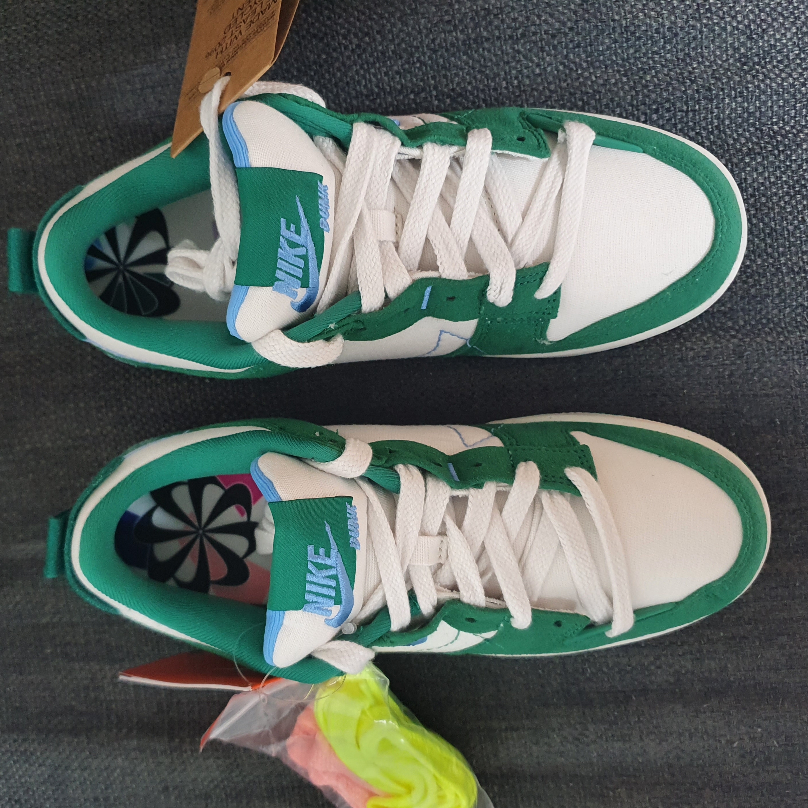 (W) Nike Dunk Low Disrupt 2 Phantom University Blue 착용 스타일 - 1