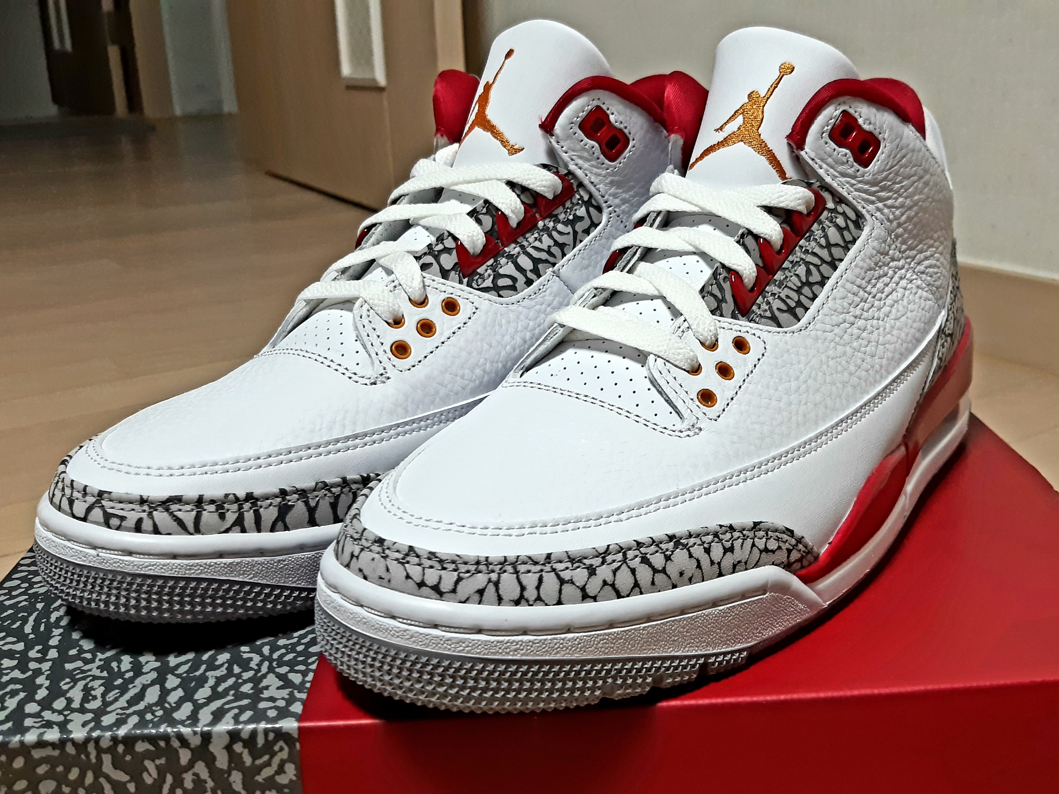 Jordan 3 Retro Cardinal Red 착용 스타일 - 4