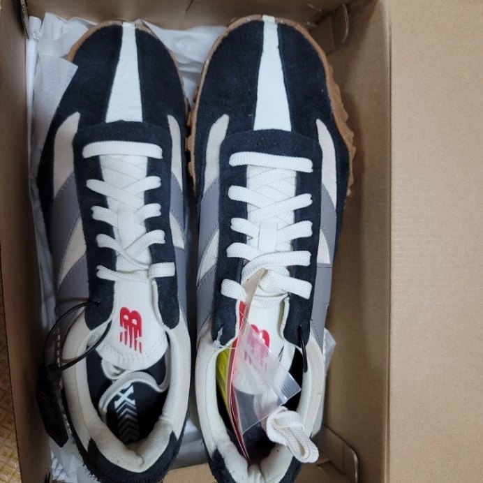 New Balance XC-72 Black Beige 착용 스타일 - 3
