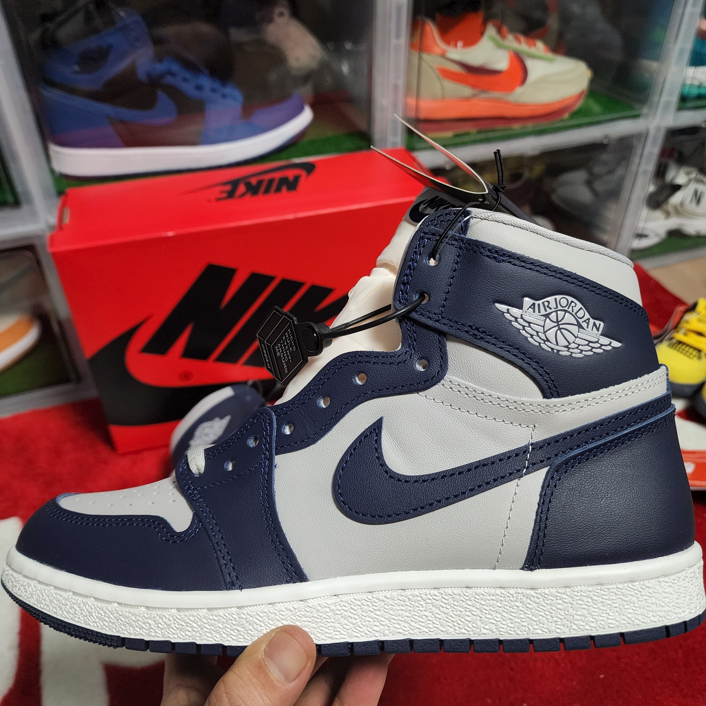Jordan 1 High 85 College Navy 착용 스타일 - 2