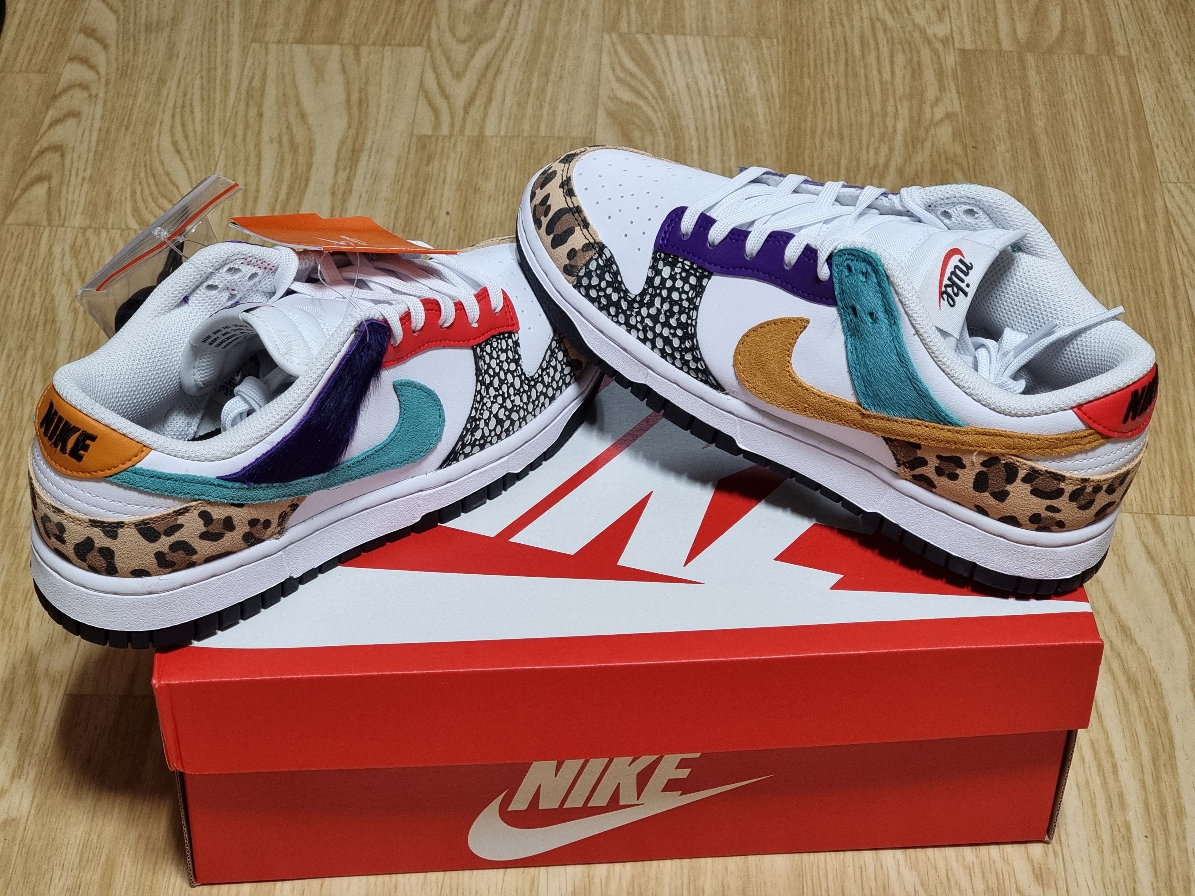 (W) Nike Dunk Low SE Patchwork 착용 스타일