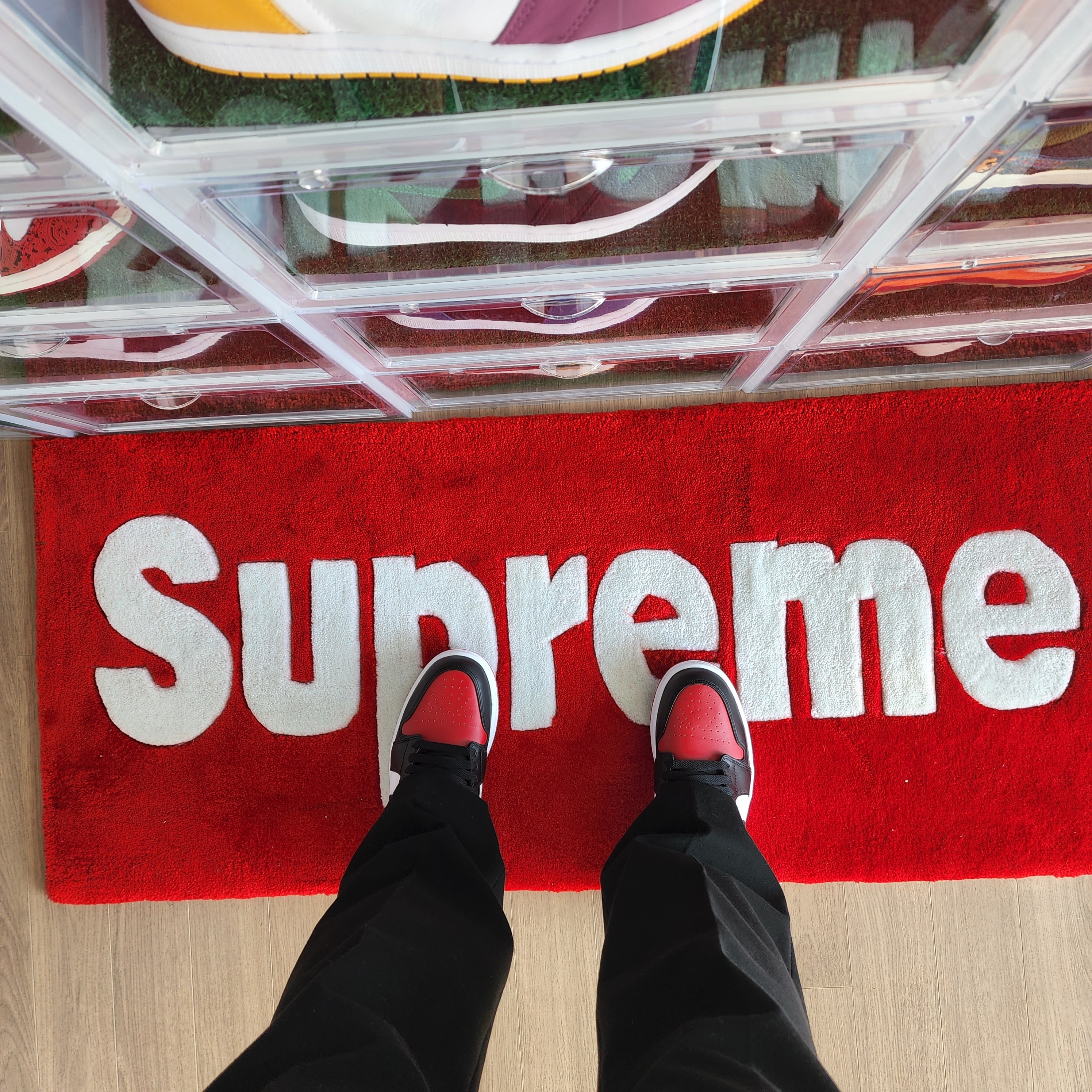 Jordan 1 Low Bred Toe 착용 스타일 - 5