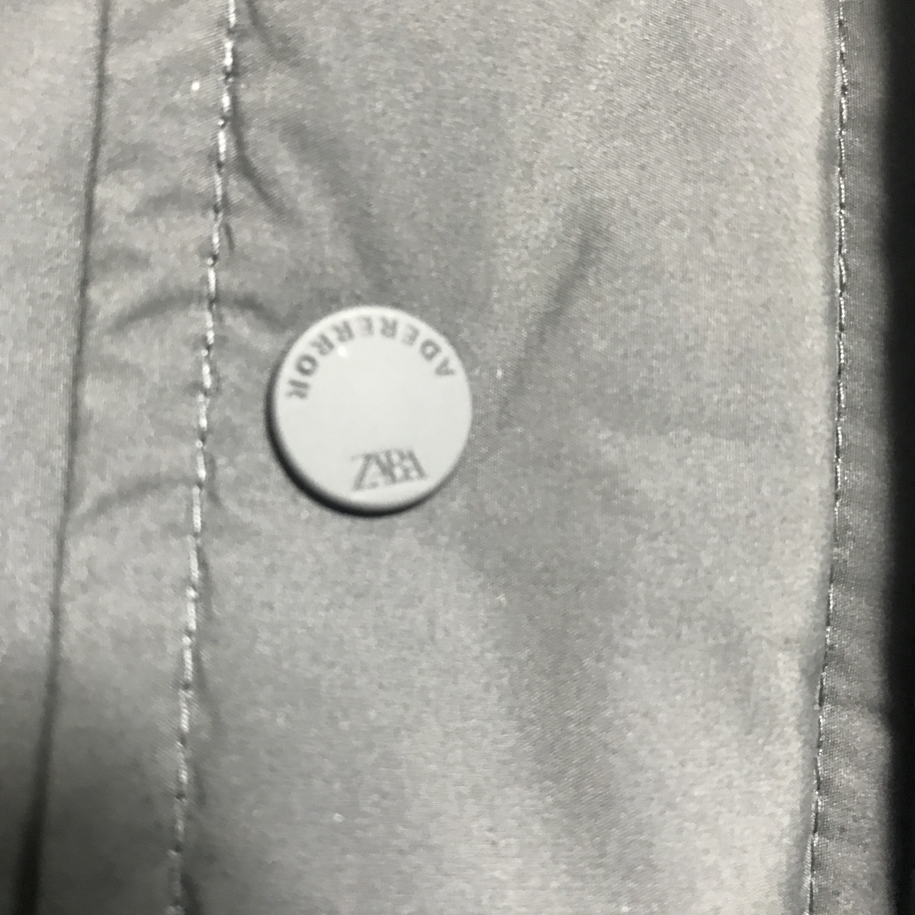 Zara x Ader Error Puffer Jacket Grey 착용 스타일 - 4