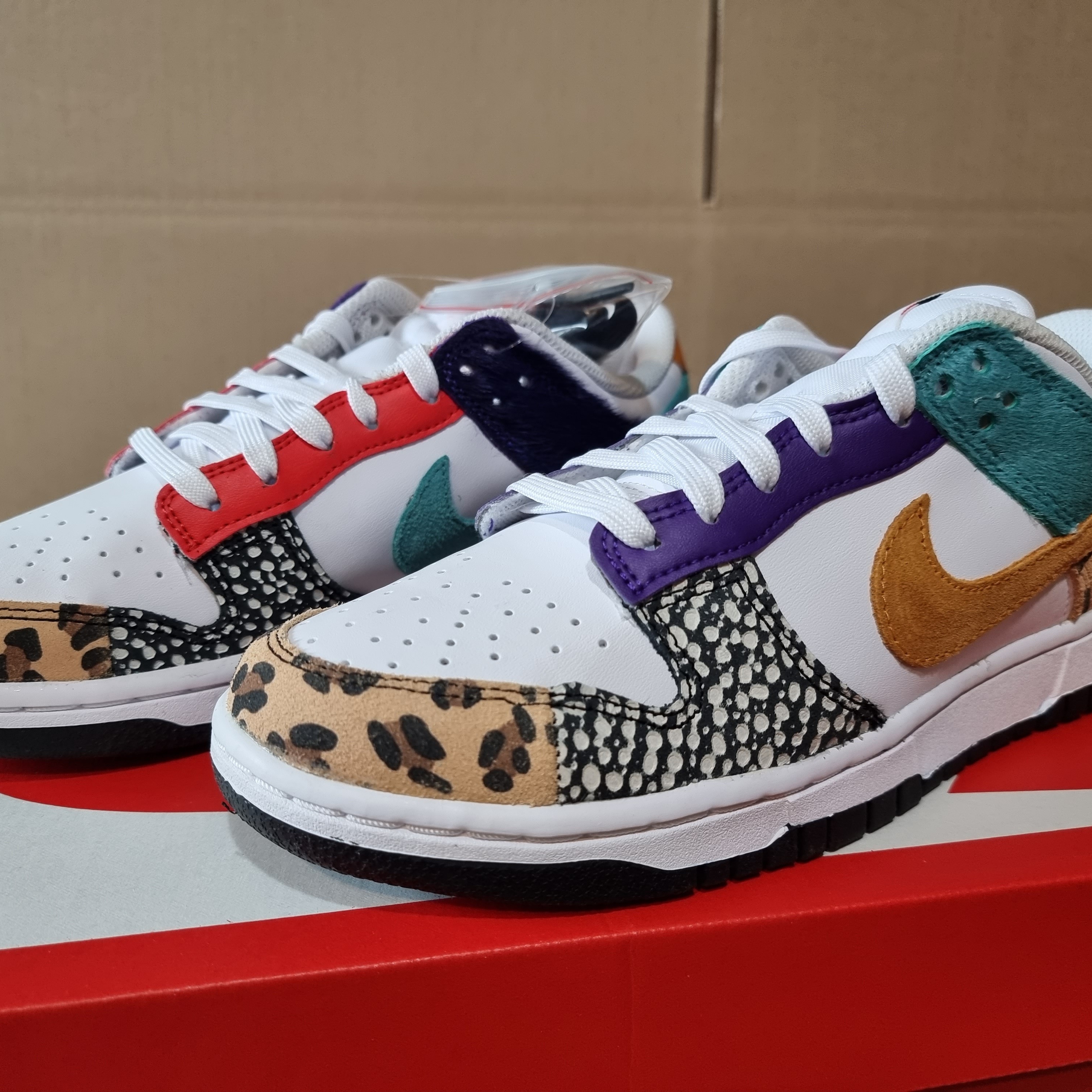 (W) Nike Dunk Low SE Patchwork 착용 스타일