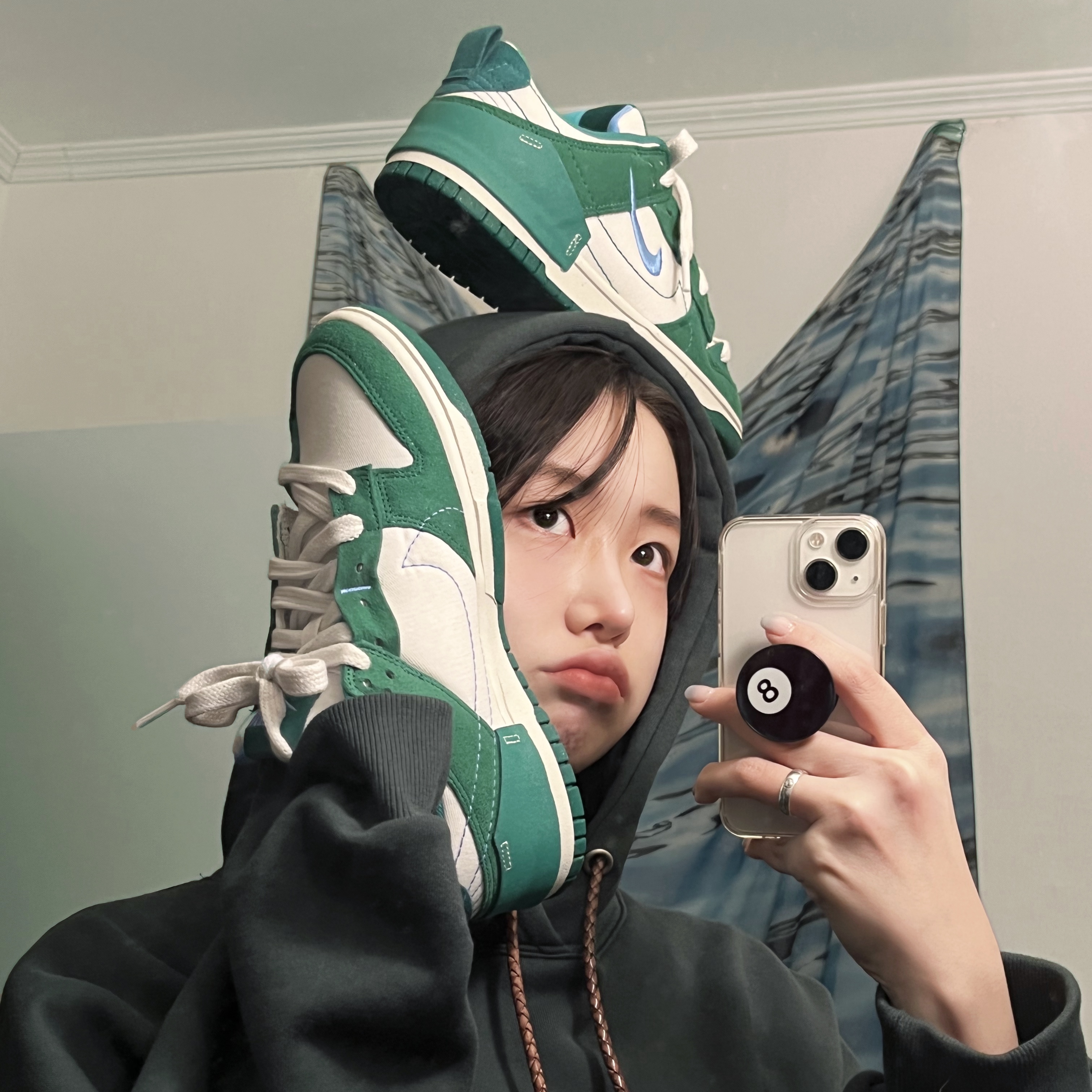 (W) Nike Dunk Low Disrupt 2 Phantom University Blue 착용 스타일