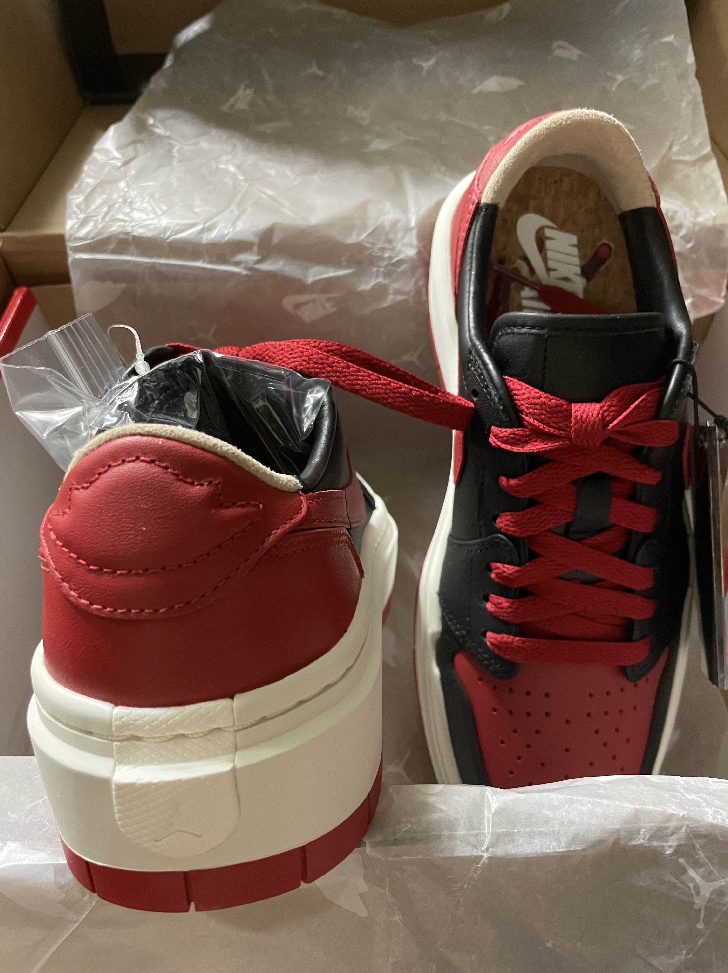 (W) Jordan 1 Elevate Low SE Bred 착용 스타일 - 3
