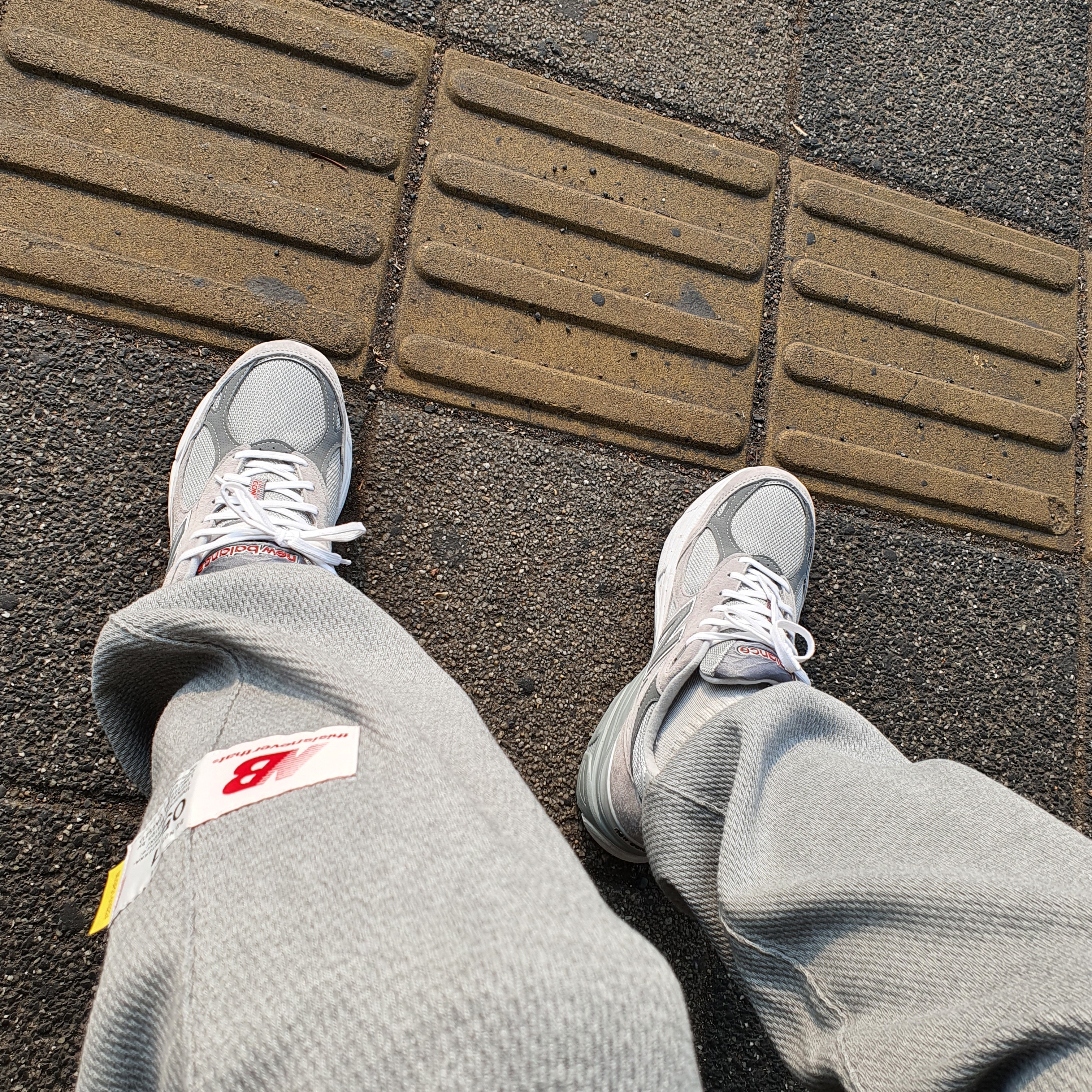 New Balance 990vs3 Made in USA Grey - D Standard 착용 스타일