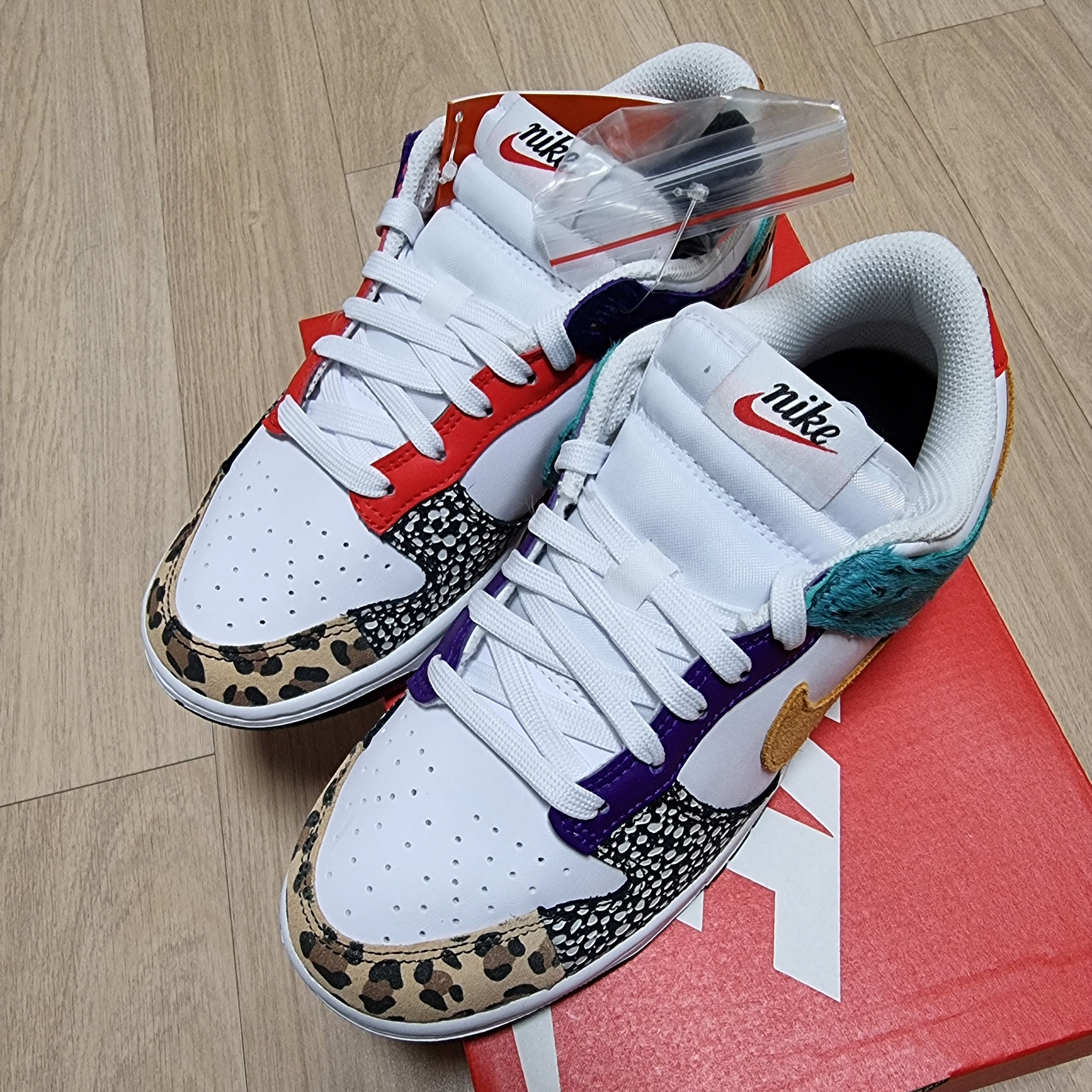 (W) Nike Dunk Low SE Patchwork 착용 스타일