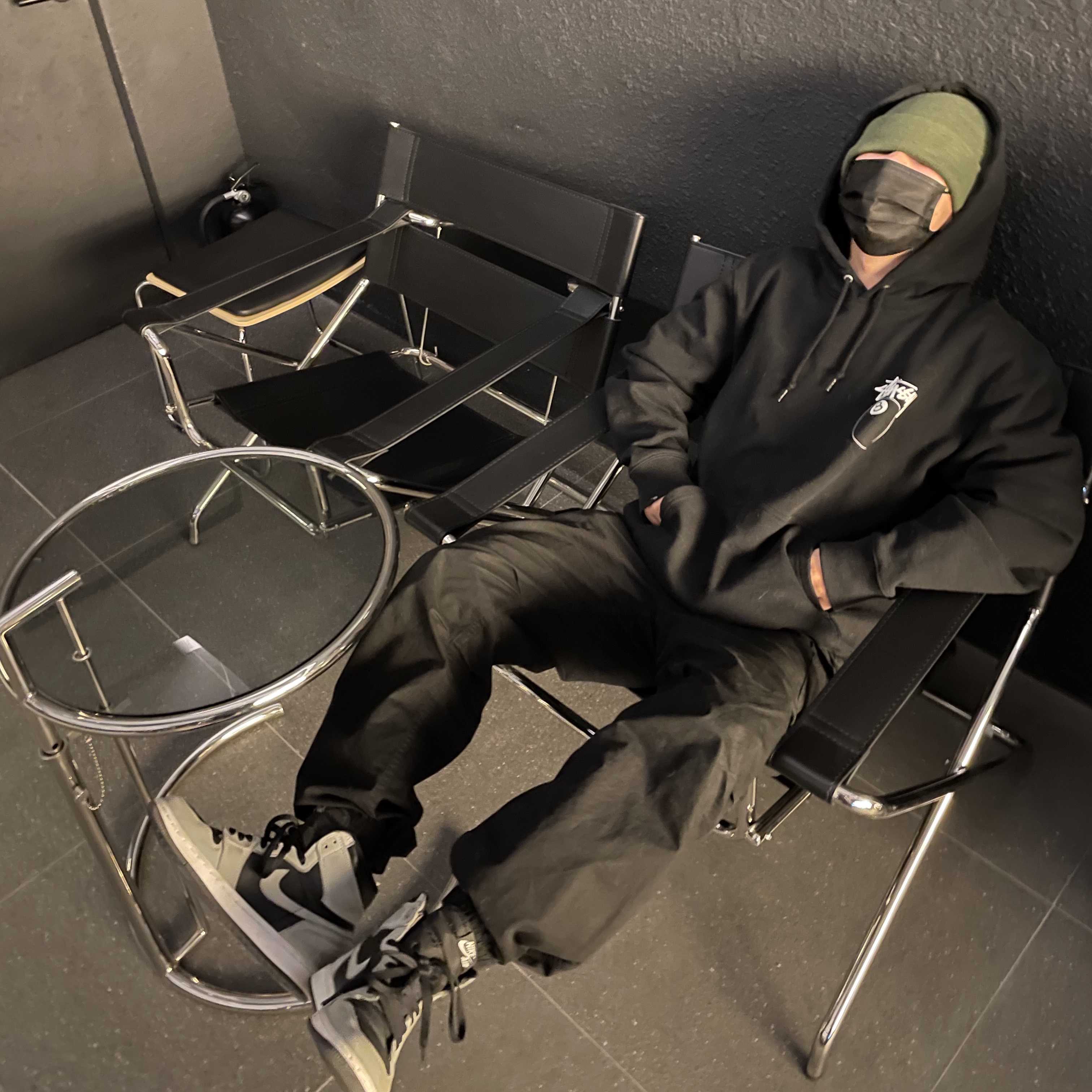 Jordan 1 Retro High OG Shadow 2.0, Stussy 8 Ball Hoodie Black - 21FW 착용 스타일