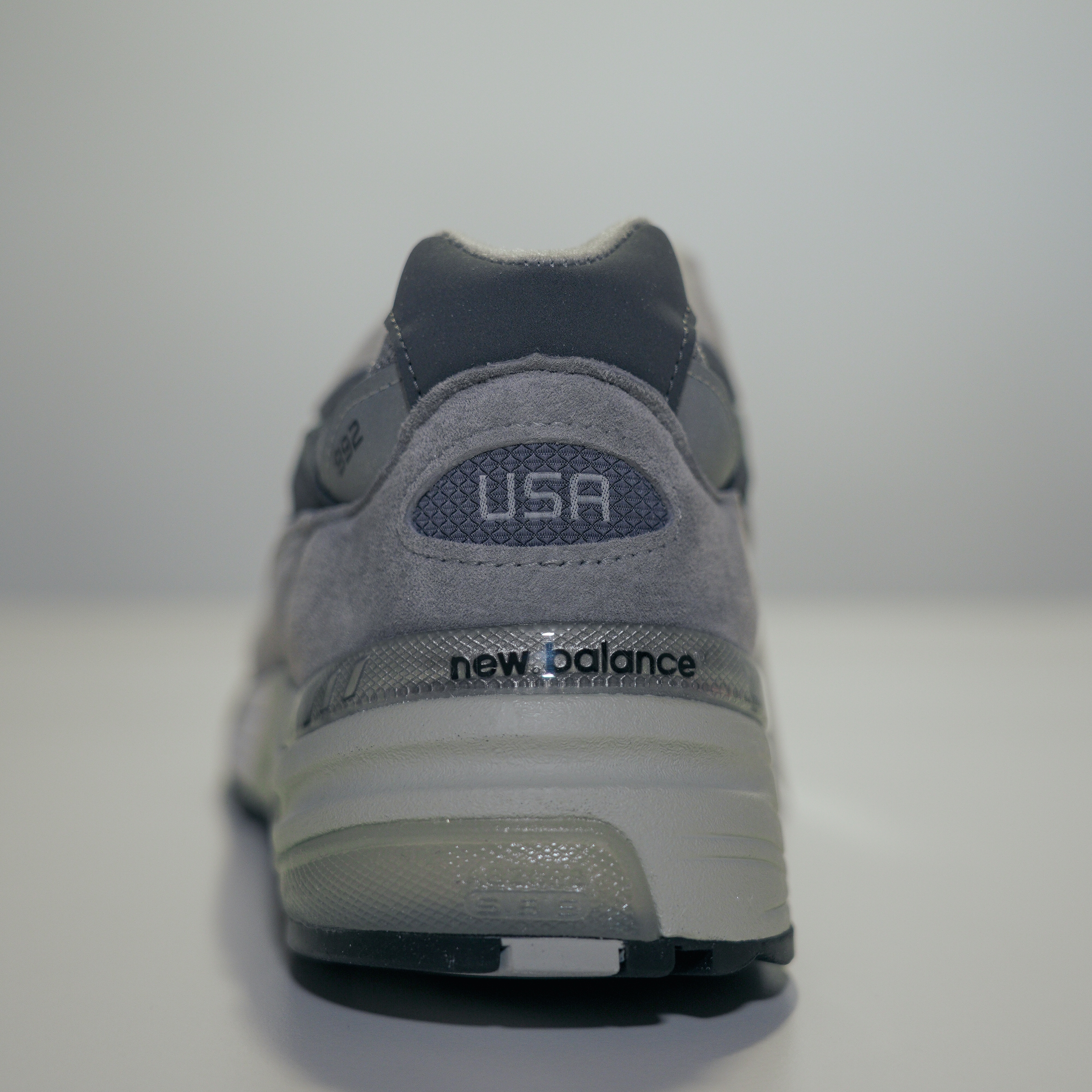 New Balance 992 Made in USA Grey - D Standard 착용 스타일 - 3