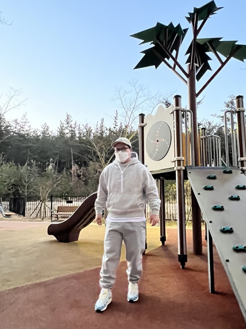 Nike NRG Solo Swoosh Fleece Pants Dark Grey Heather - Asia, Nike M NRG Hoodie Dark Grey Heather 착용 스타일 - 2