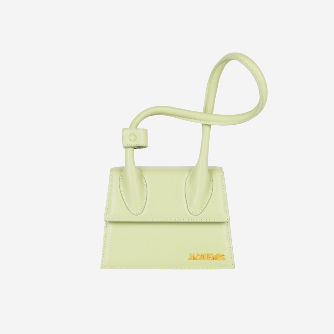 Jacquemus Le Chiquito Noeud Coiled Handbag Light Green 상세 이미지 4