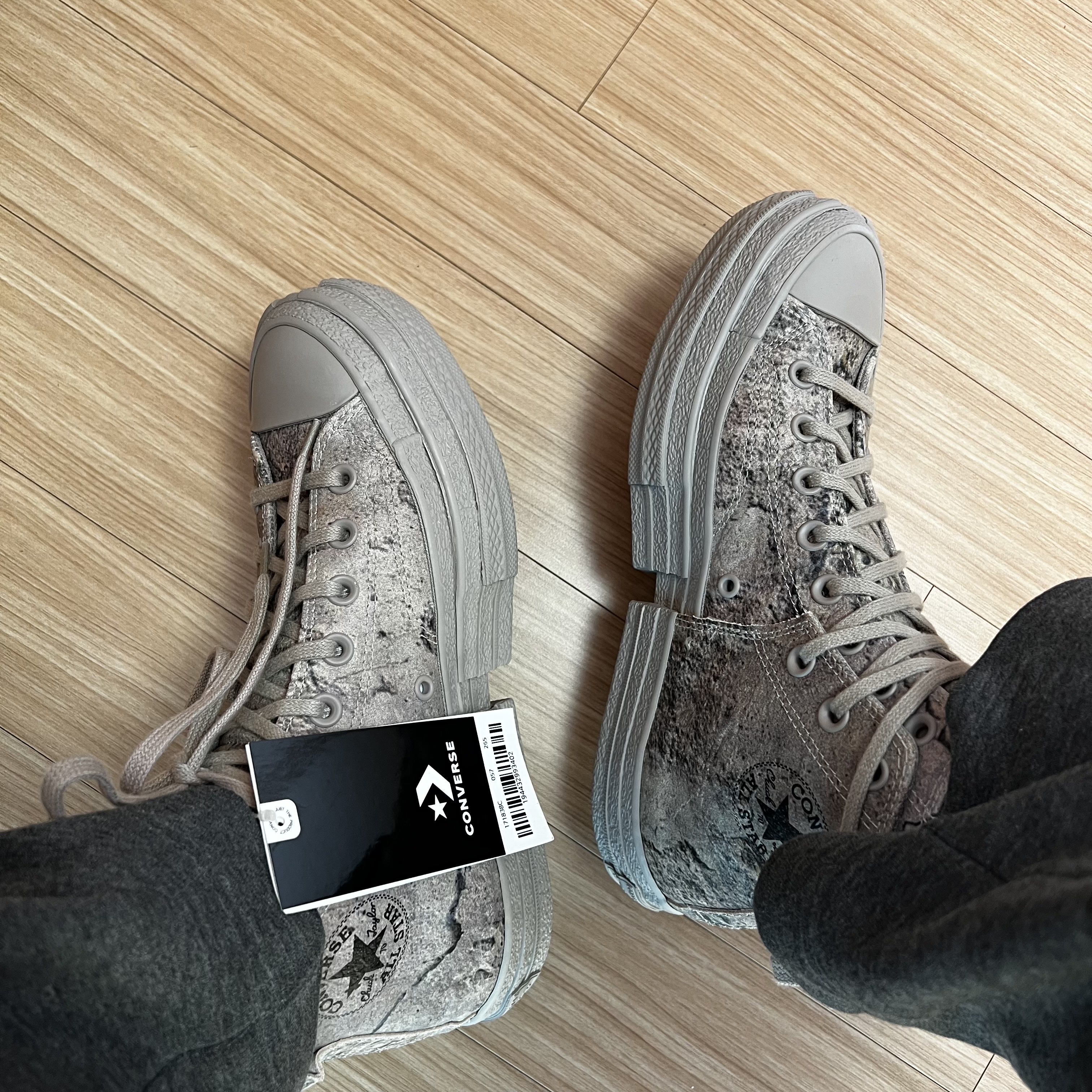 Converse x Feng Chen Wang Chuck 70 2-in-1 Grey 착용 스타일 - 1