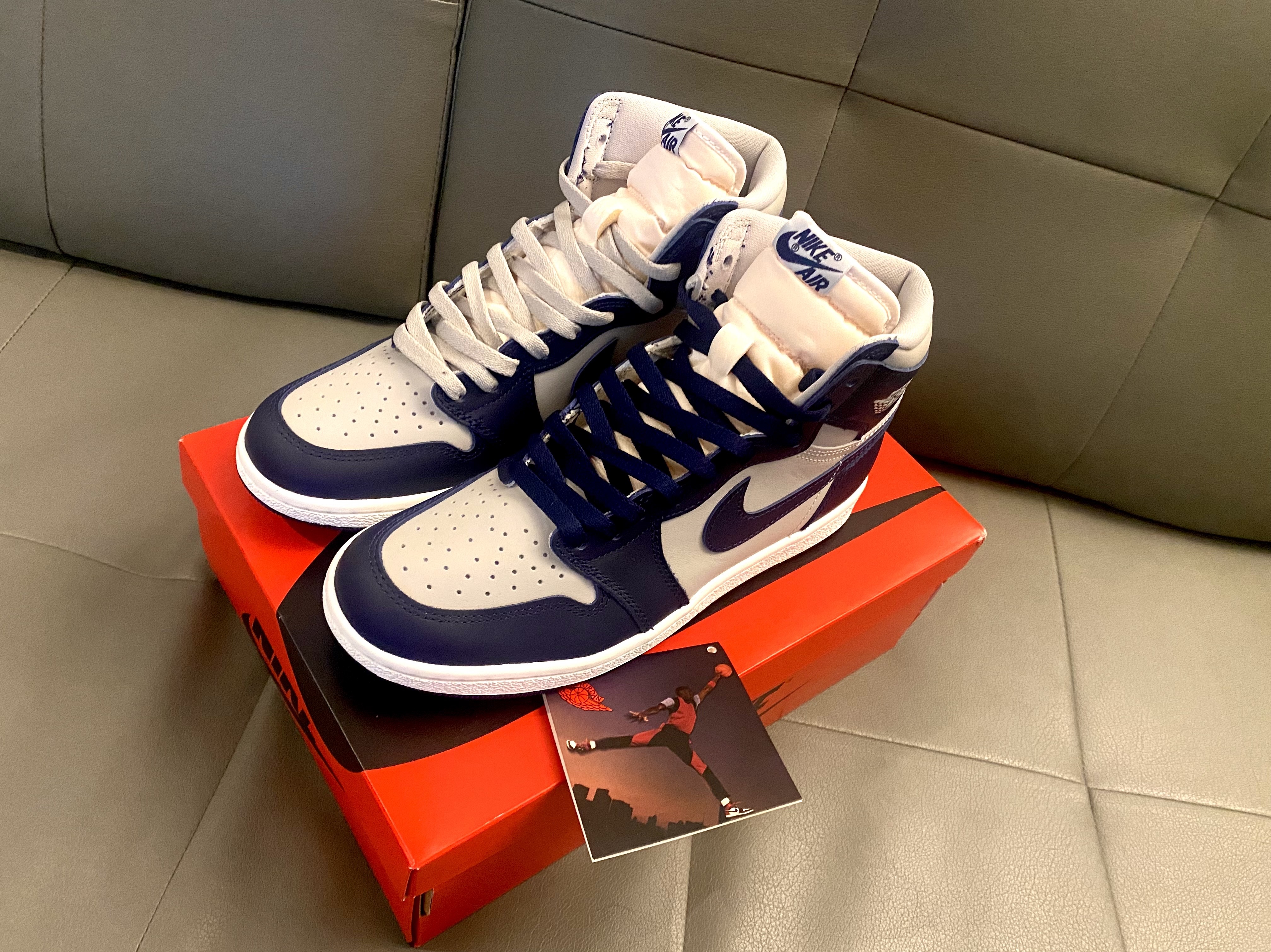 Jordan 1 High 85 College Navy 착용 스타일 - 2
