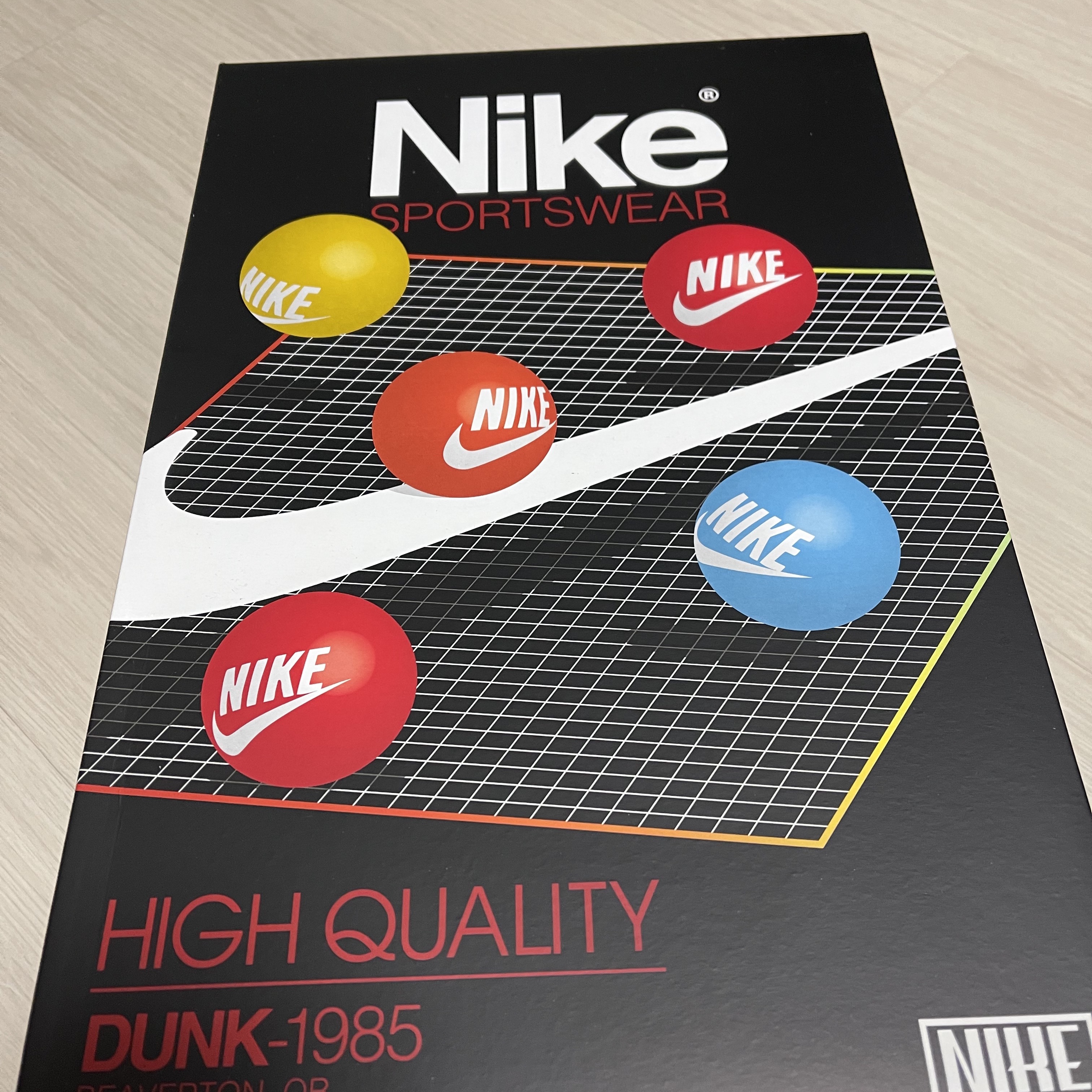Nike Dunk High 1985 SP Orange Acid Wash 착용 스타일 - 1