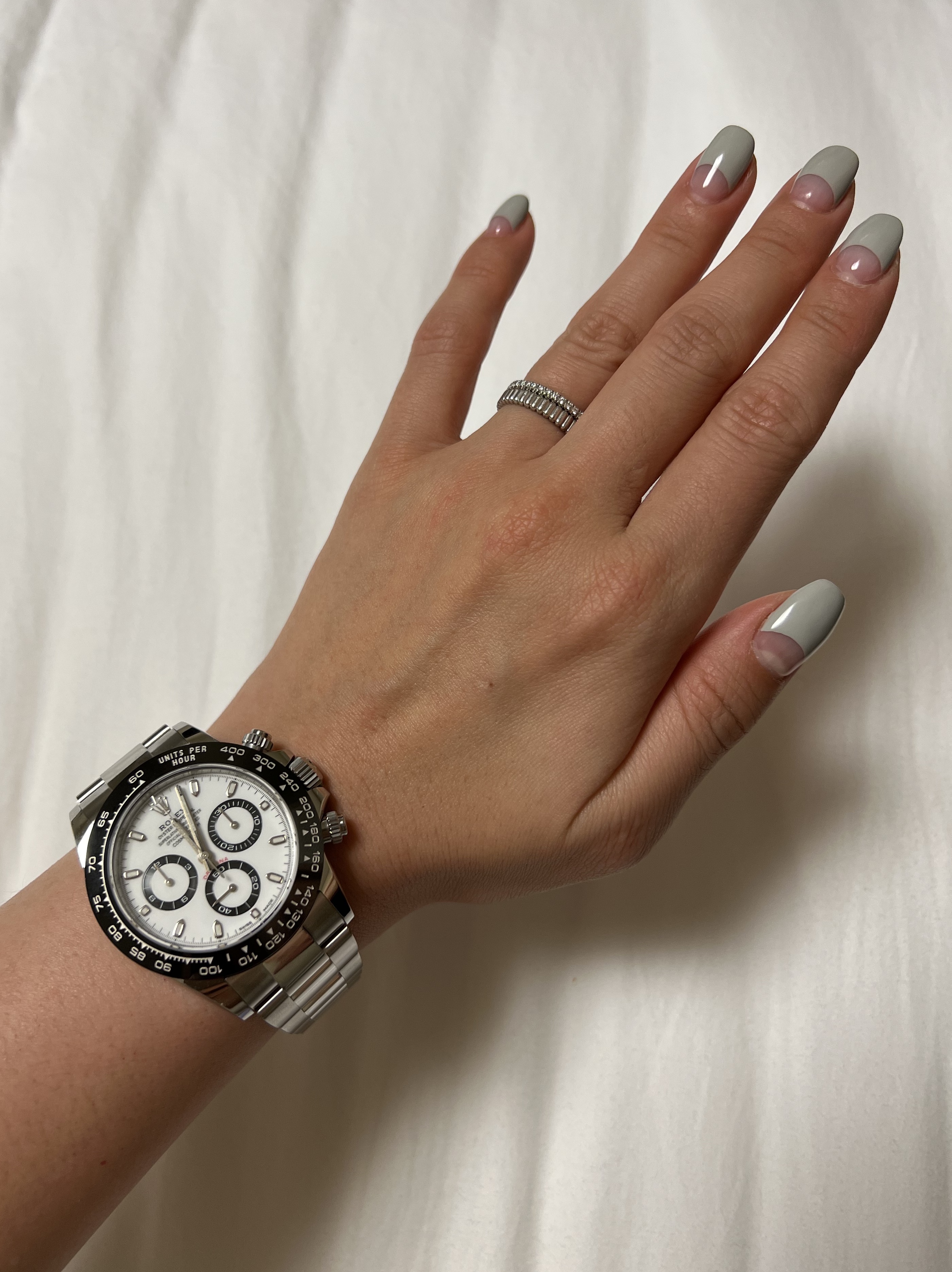 Rolex Cosmograph Daytona 40mm 116500LN White Oyster 착용 스타일