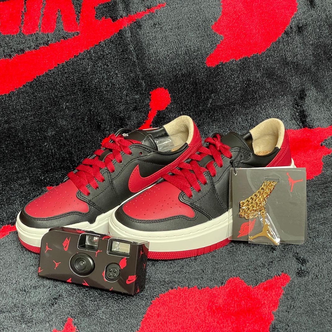 (W) Jordan 1 Elevate Low SE Bred 착용 스타일 - 2