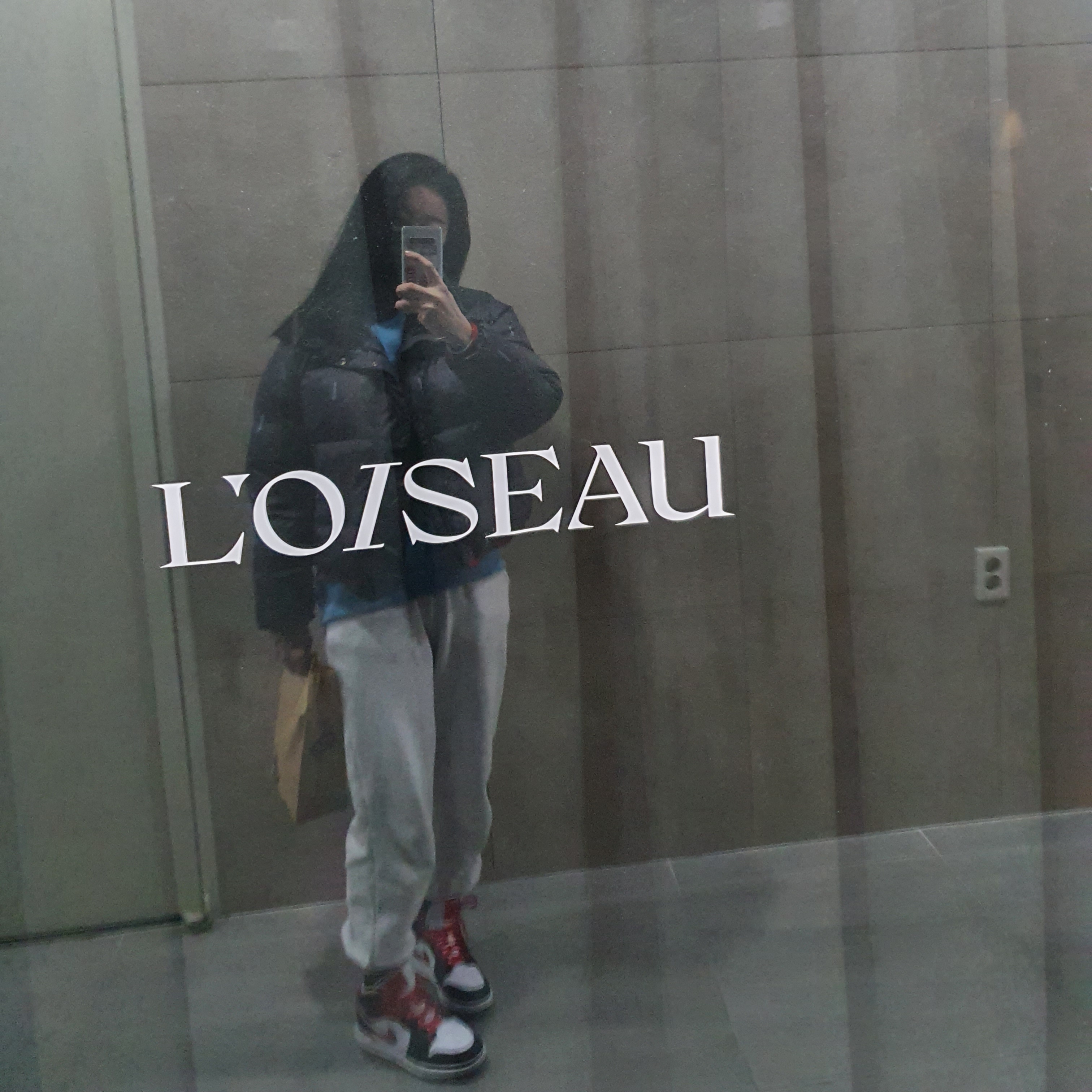 (GS) Jordan 1 Mid Very Berry  착용 스타일
