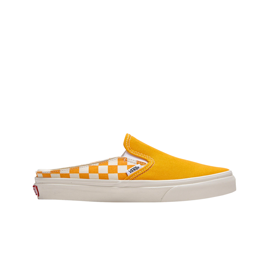 VN0004KTTLG Vans Classic Slip-On Mule Checkerboard Zinnia White