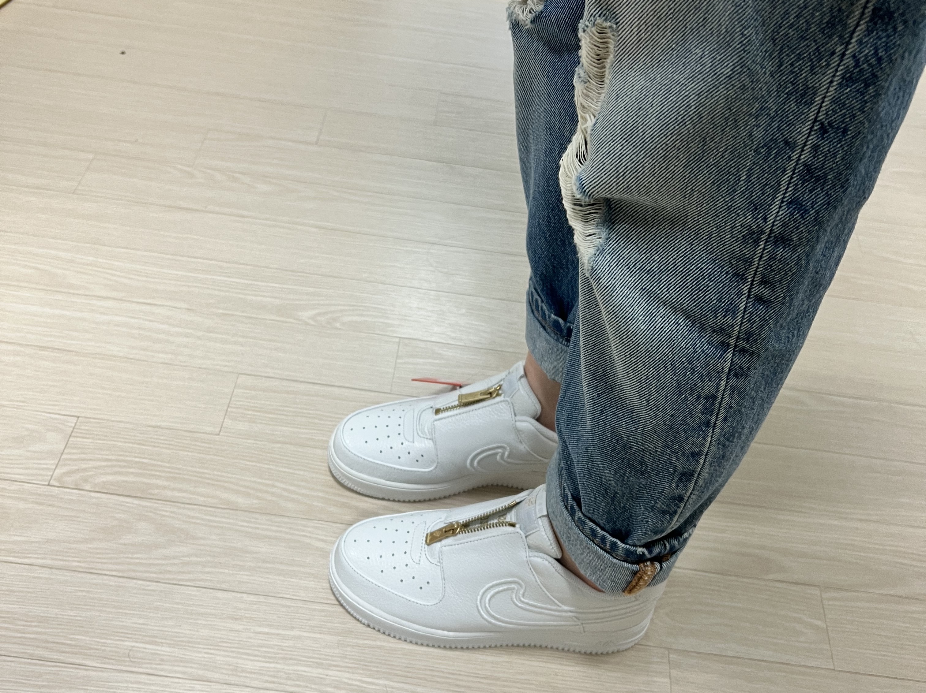 (W) Nike x Serena Williams Air Force 1 LXX Summit White 착용 스타일