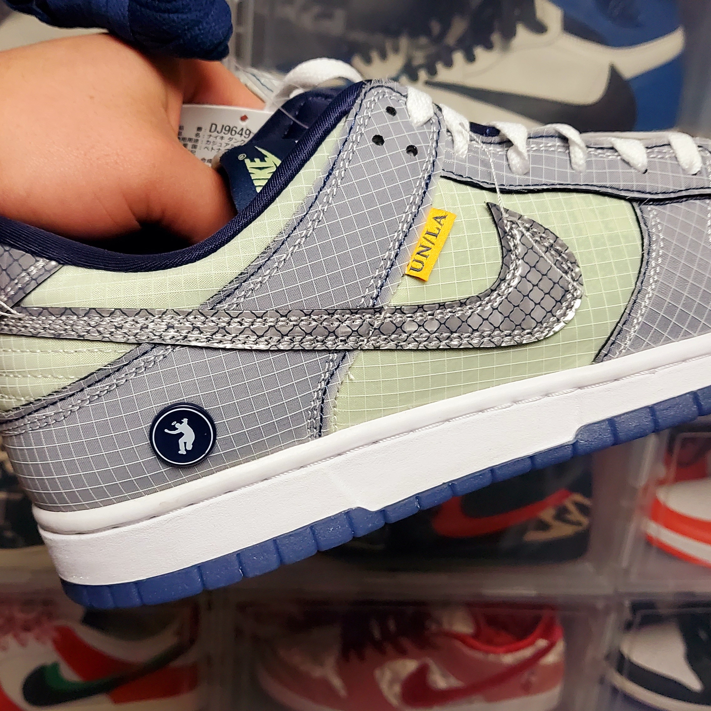 Nike x Union Dunk Low Passport Pack Pistachio 착용 스타일 - 5