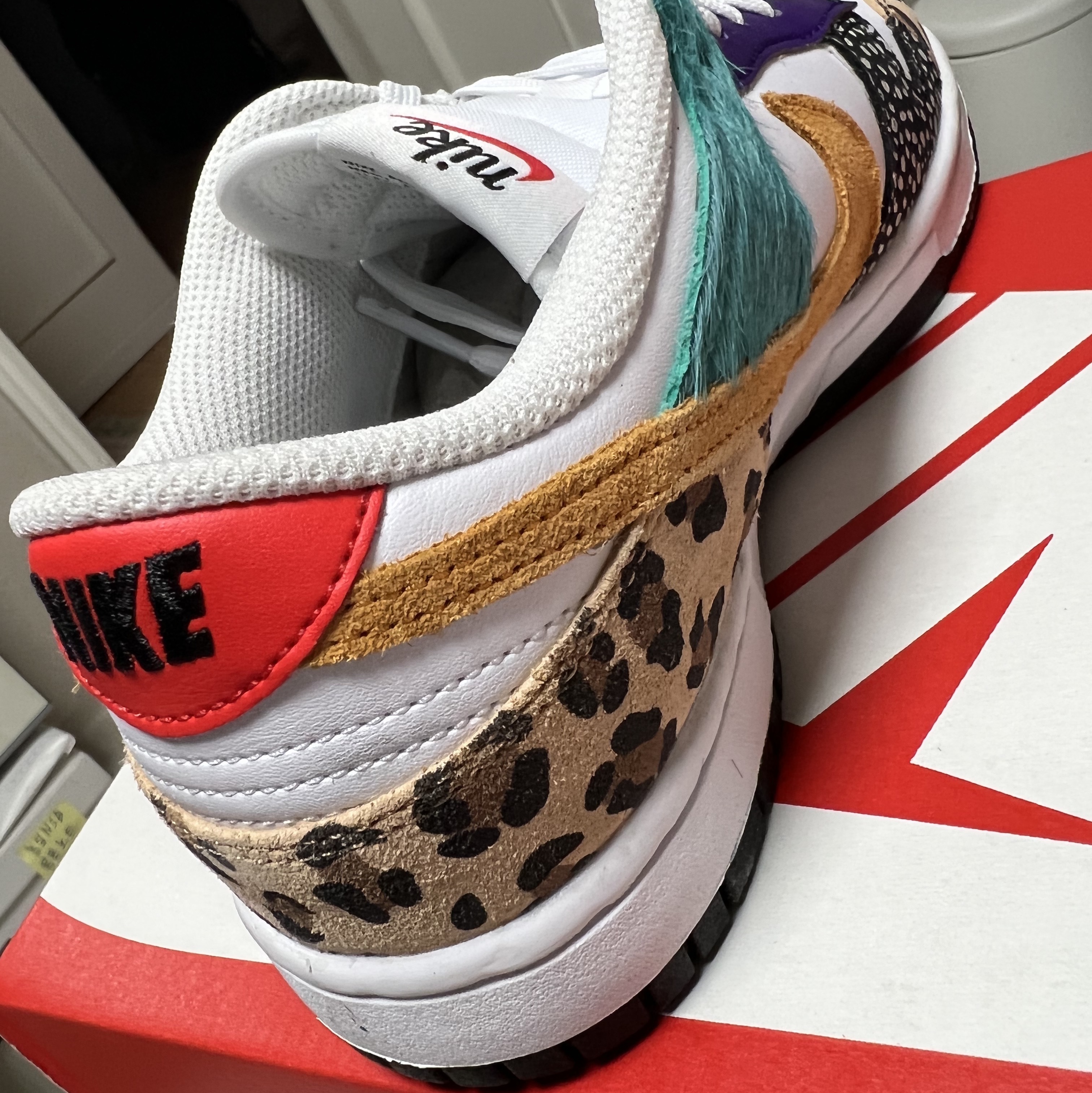 (W) Nike Dunk Low SE Patchwork 착용 스타일