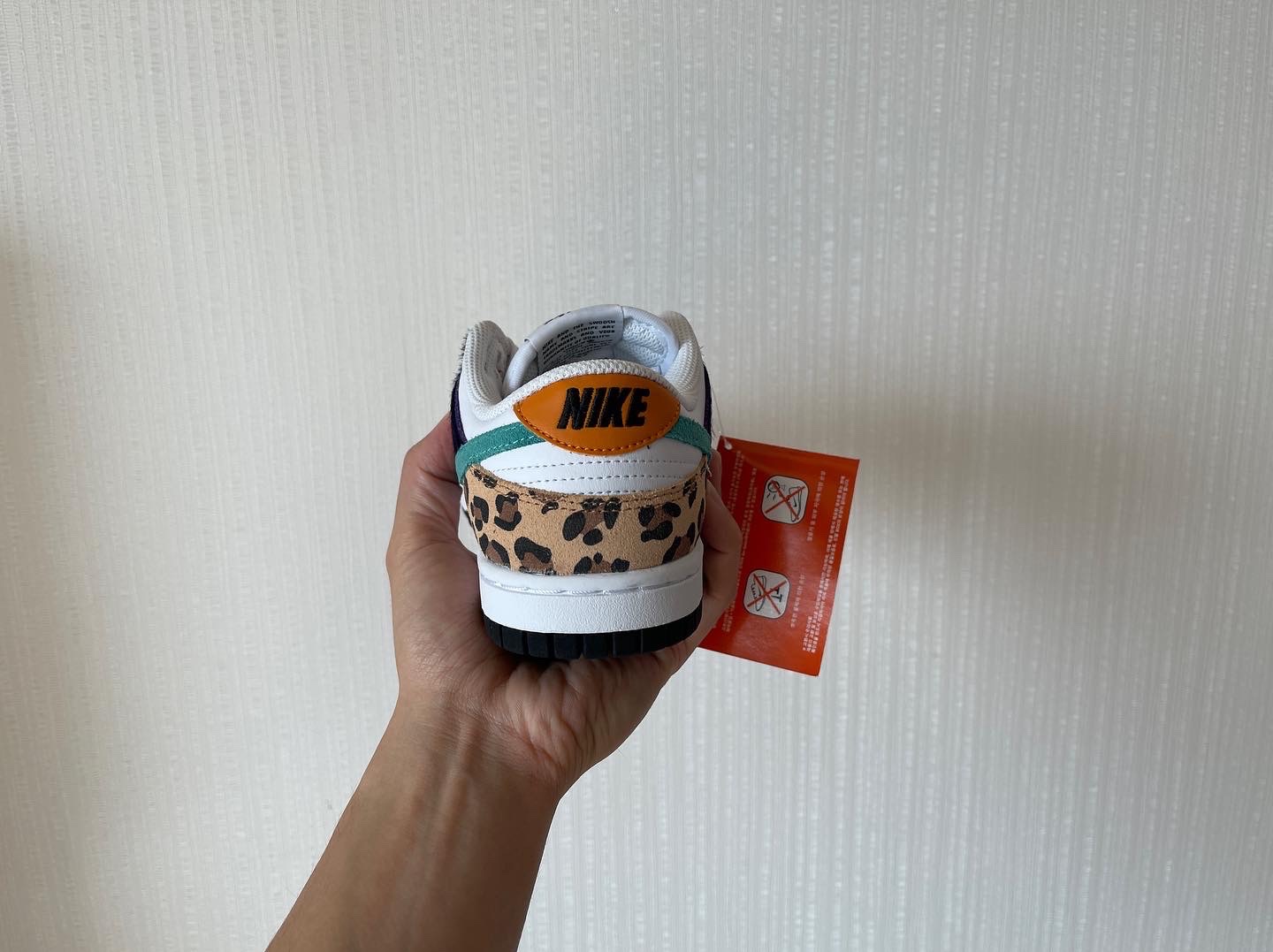 (W) Nike Dunk Low SE Patchwork 착용 스타일 - 2