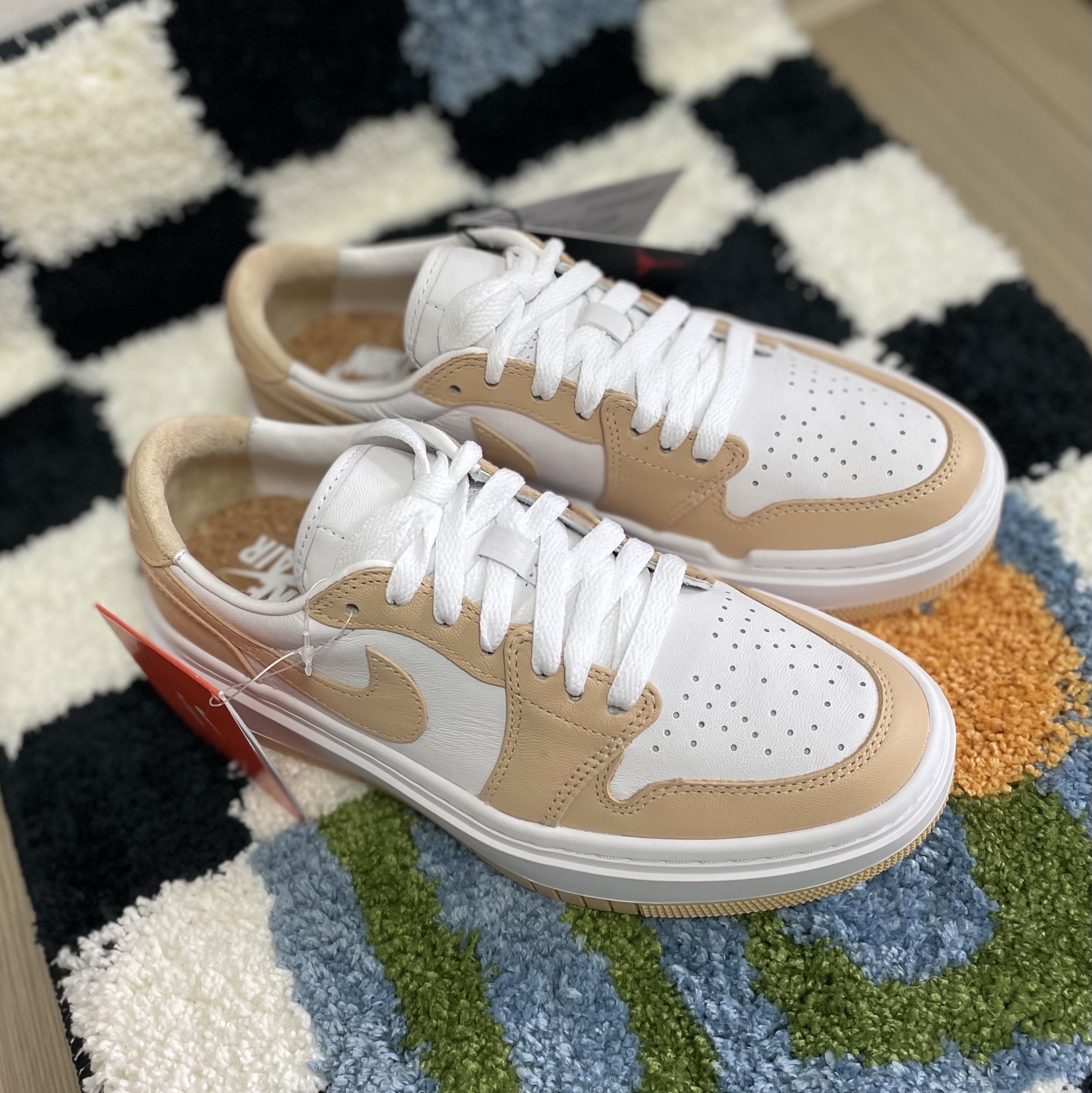 (W) Jordan 1 Elevate Low White Onyx 착용 스타일