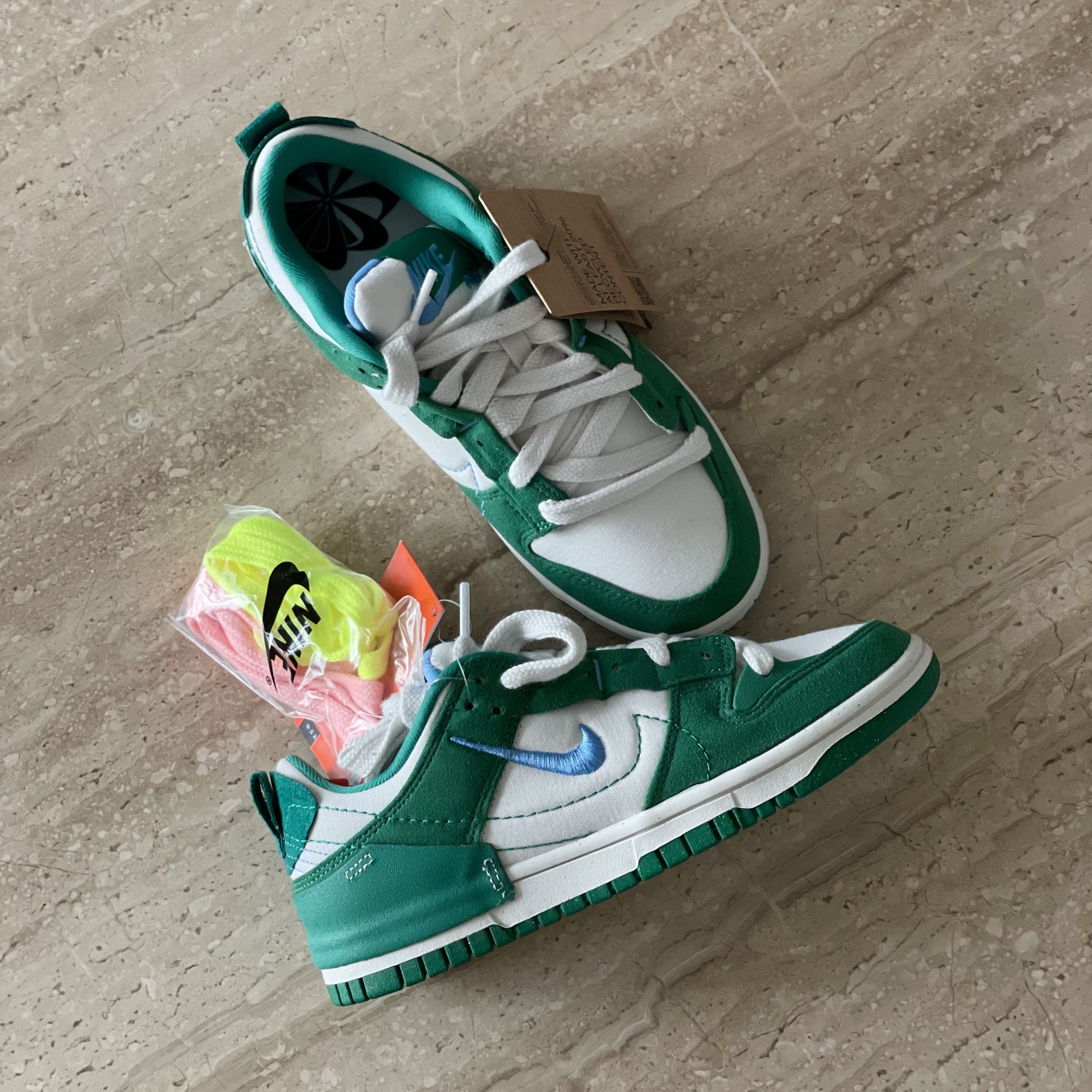 (W) Nike Dunk Low Disrupt 2 Phantom University Blue 착용 스타일