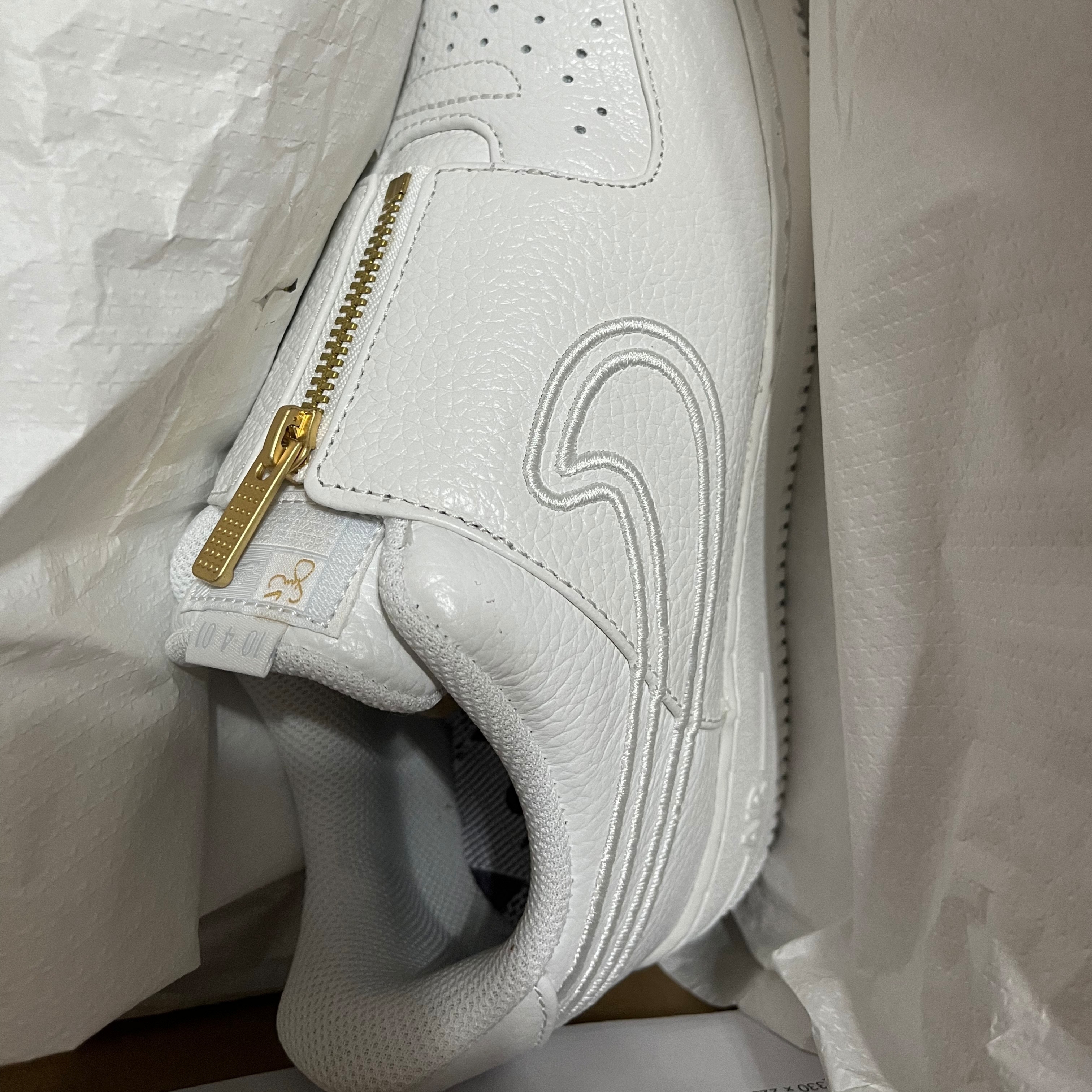 (W) Nike x Serena Williams Air Force 1 LXX Summit White, Nike Air Force 1 Luxe Summit White 착용 스타일 - 1