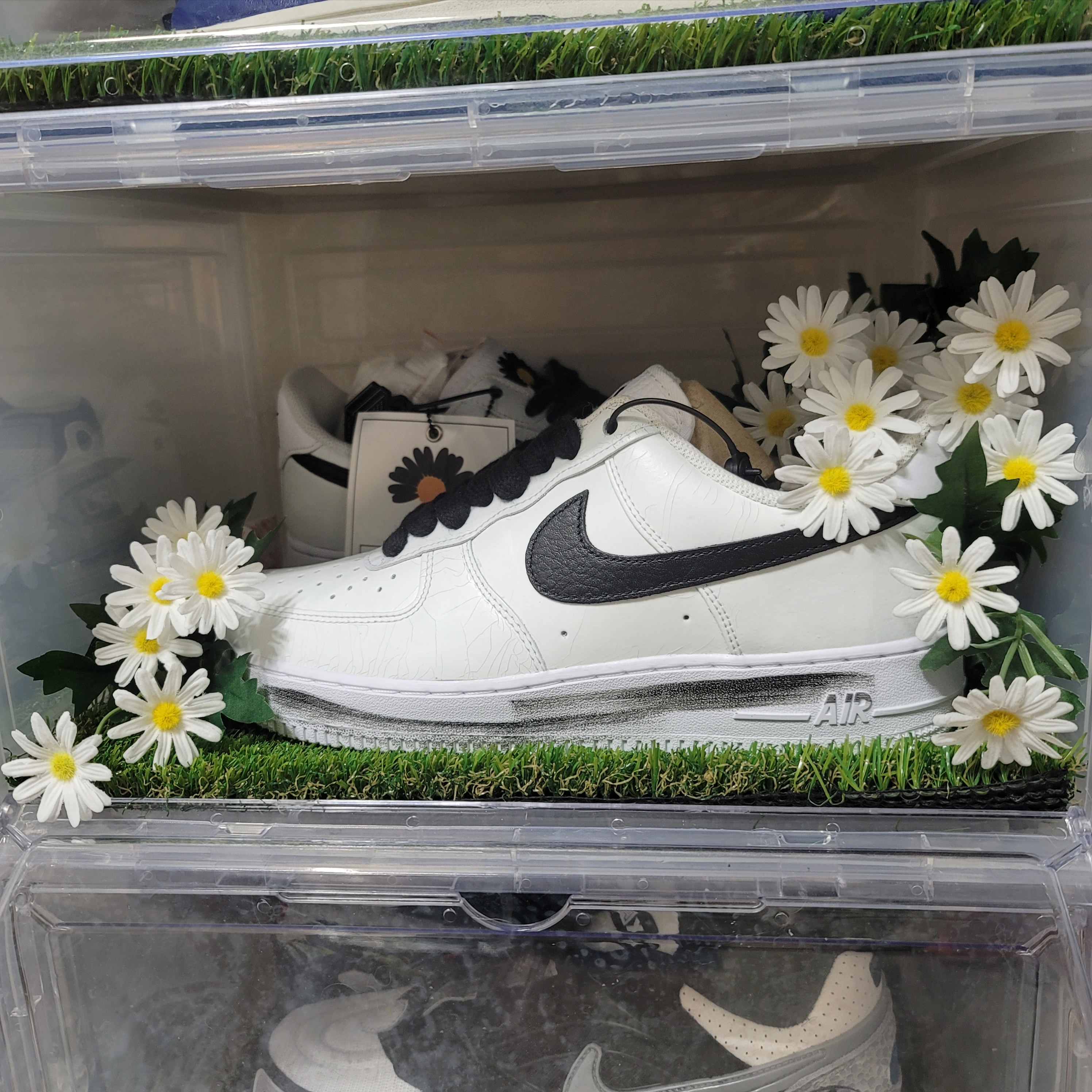 Nike x Peaceminusone Air Force 1 Low Para-Noise 2.0 착용 스타일